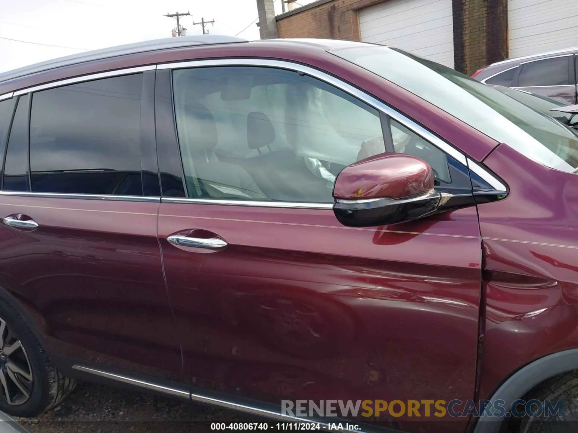 13 Photograph of a damaged car 5FNYF5H94LB012062 HONDA PILOT 2020
