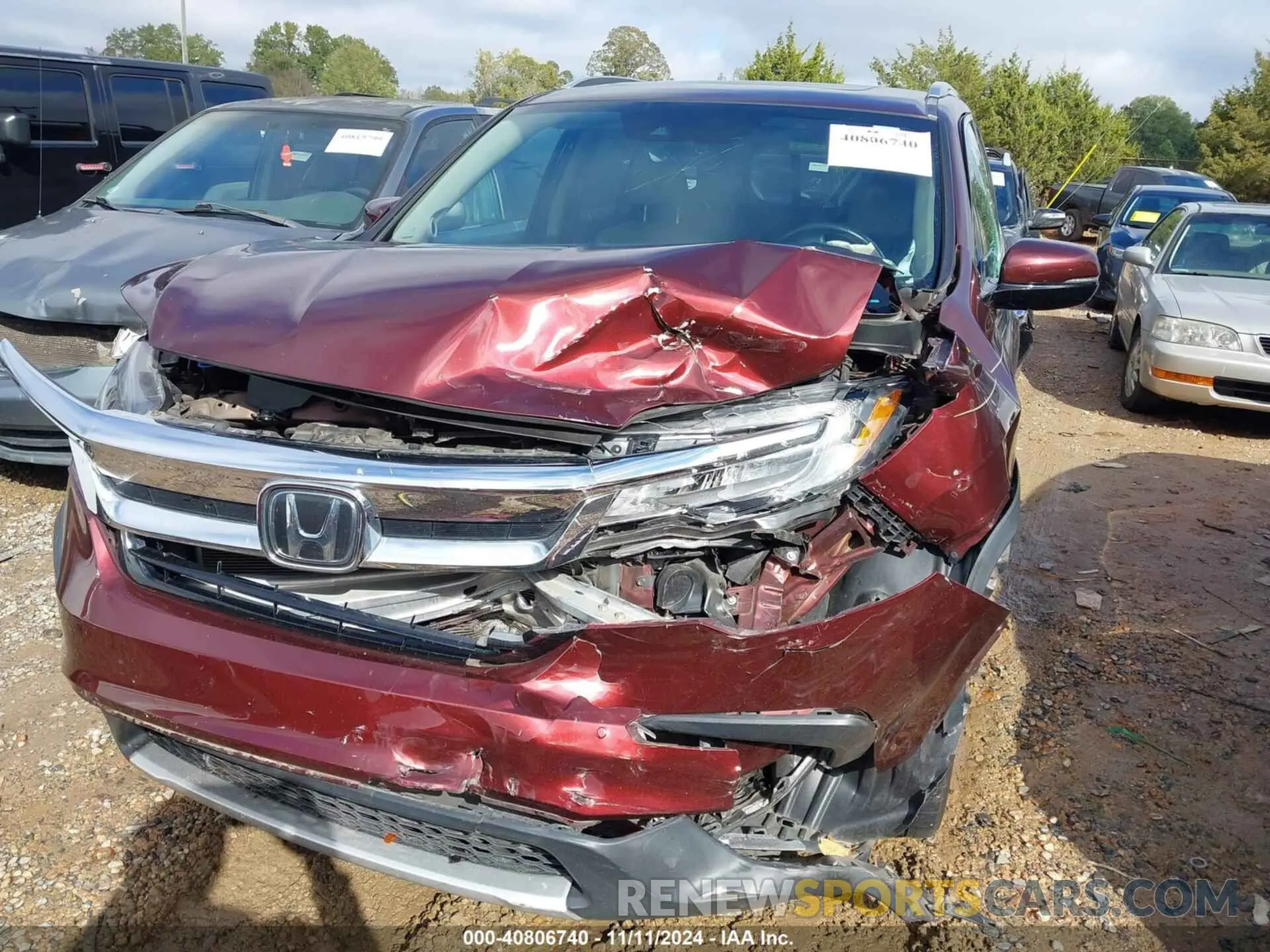6 Photograph of a damaged car 5FNYF5H94LB012062 HONDA PILOT 2020