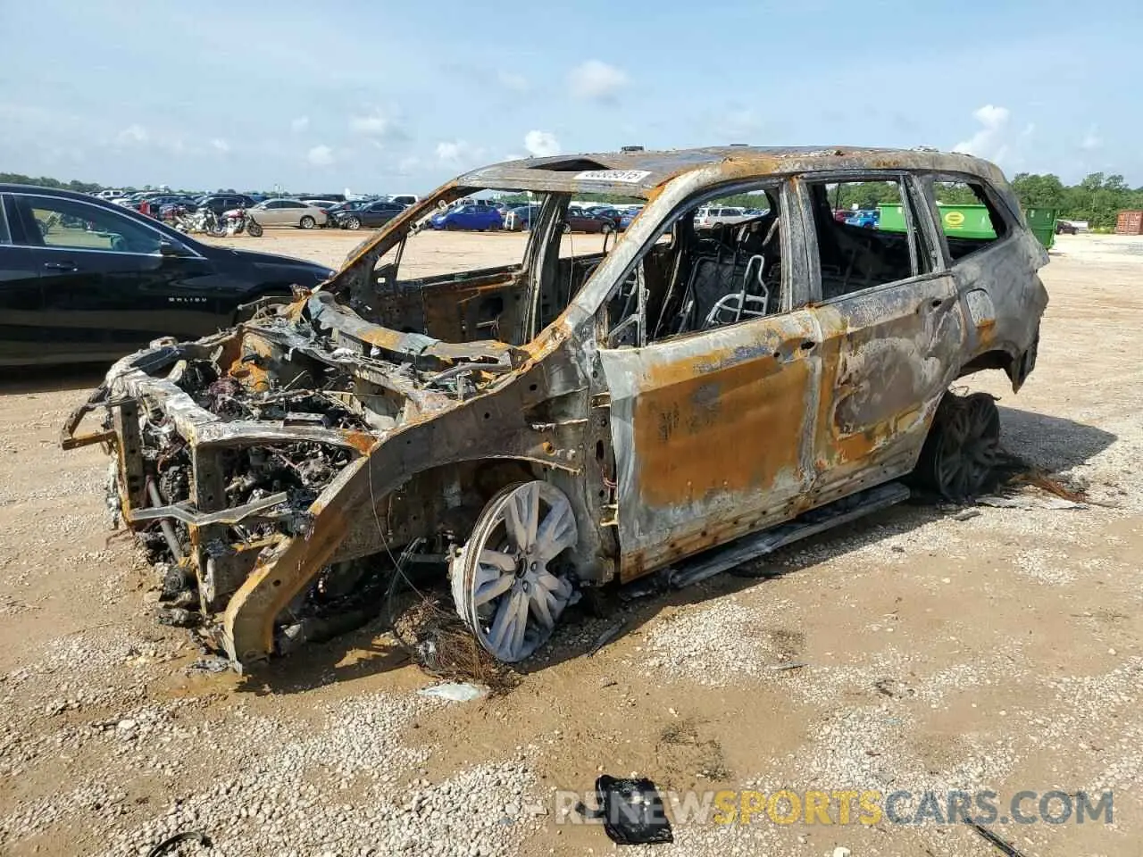1 Photograph of a damaged car 5FNYF5H98LB003719 HONDA PILOT 2020