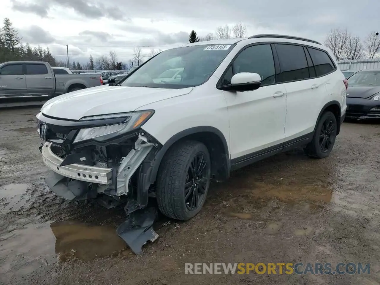 1 Photograph of a damaged car 5FNYF6H00LB502070 HONDA PILOT 2020