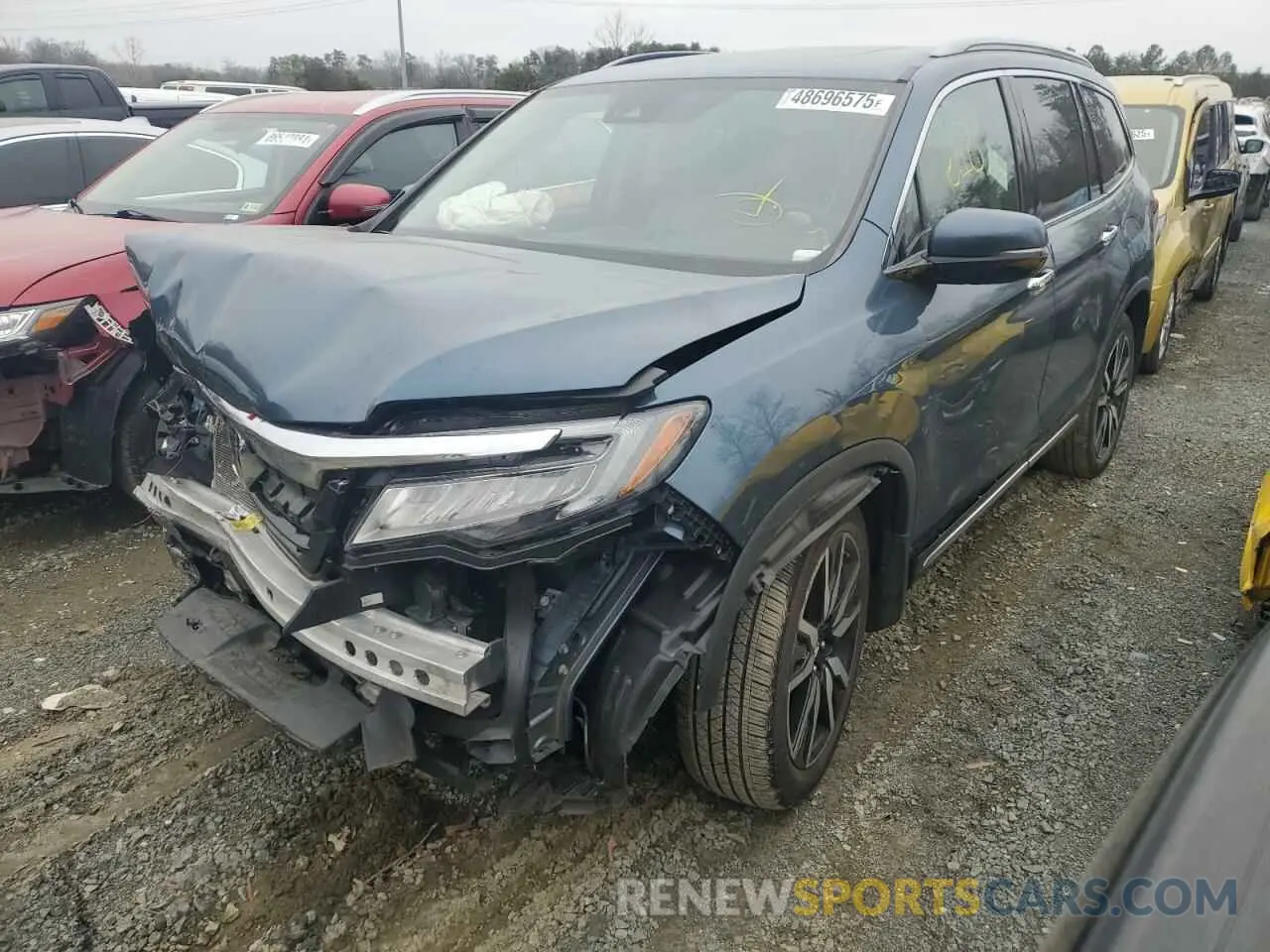1 Photograph of a damaged car 5FNYF6H02LB003268 HONDA PILOT 2020