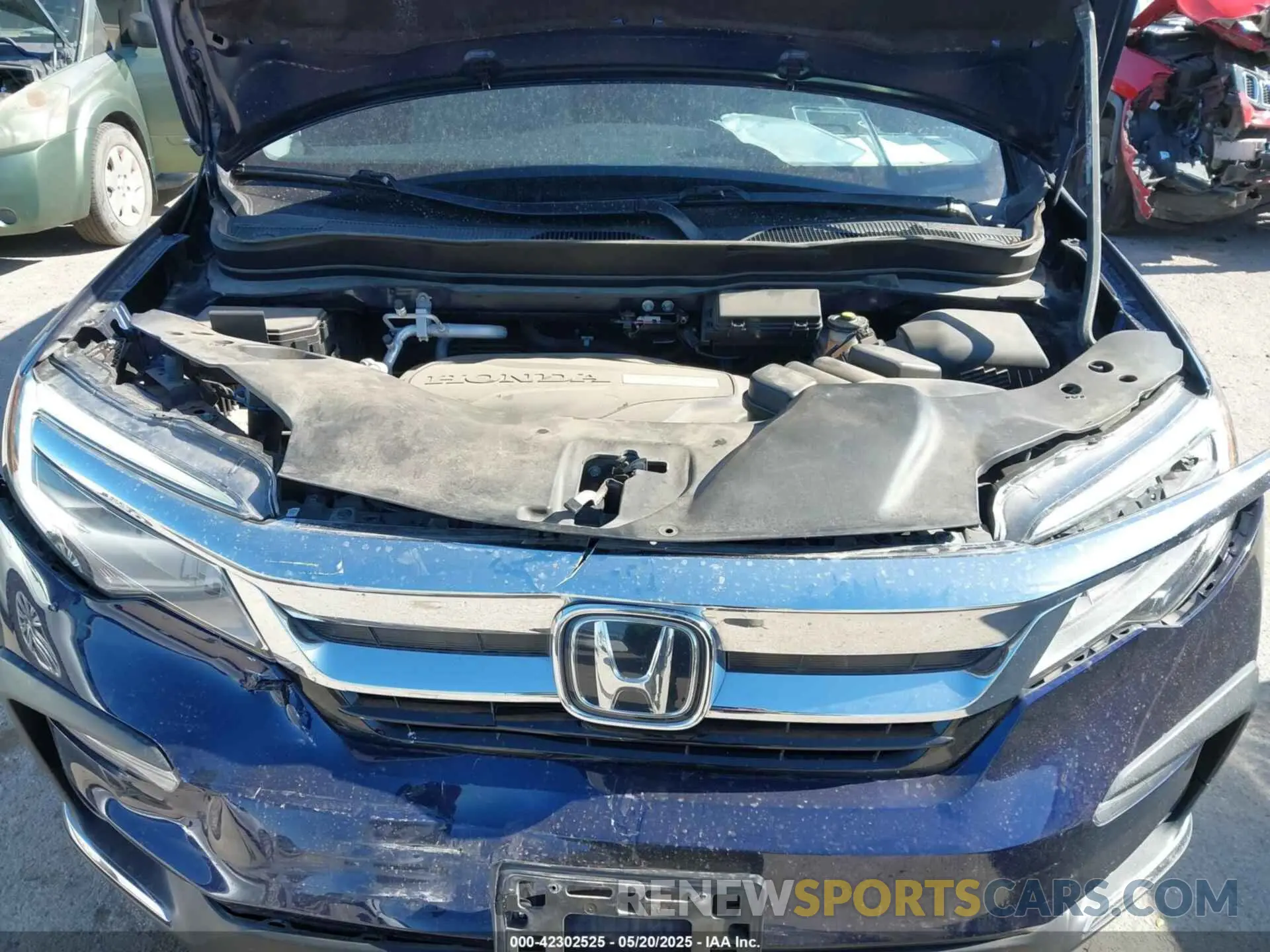 10 Photograph of a damaged car 5FNYF6H02LB054348 HONDA PILOT 2020
