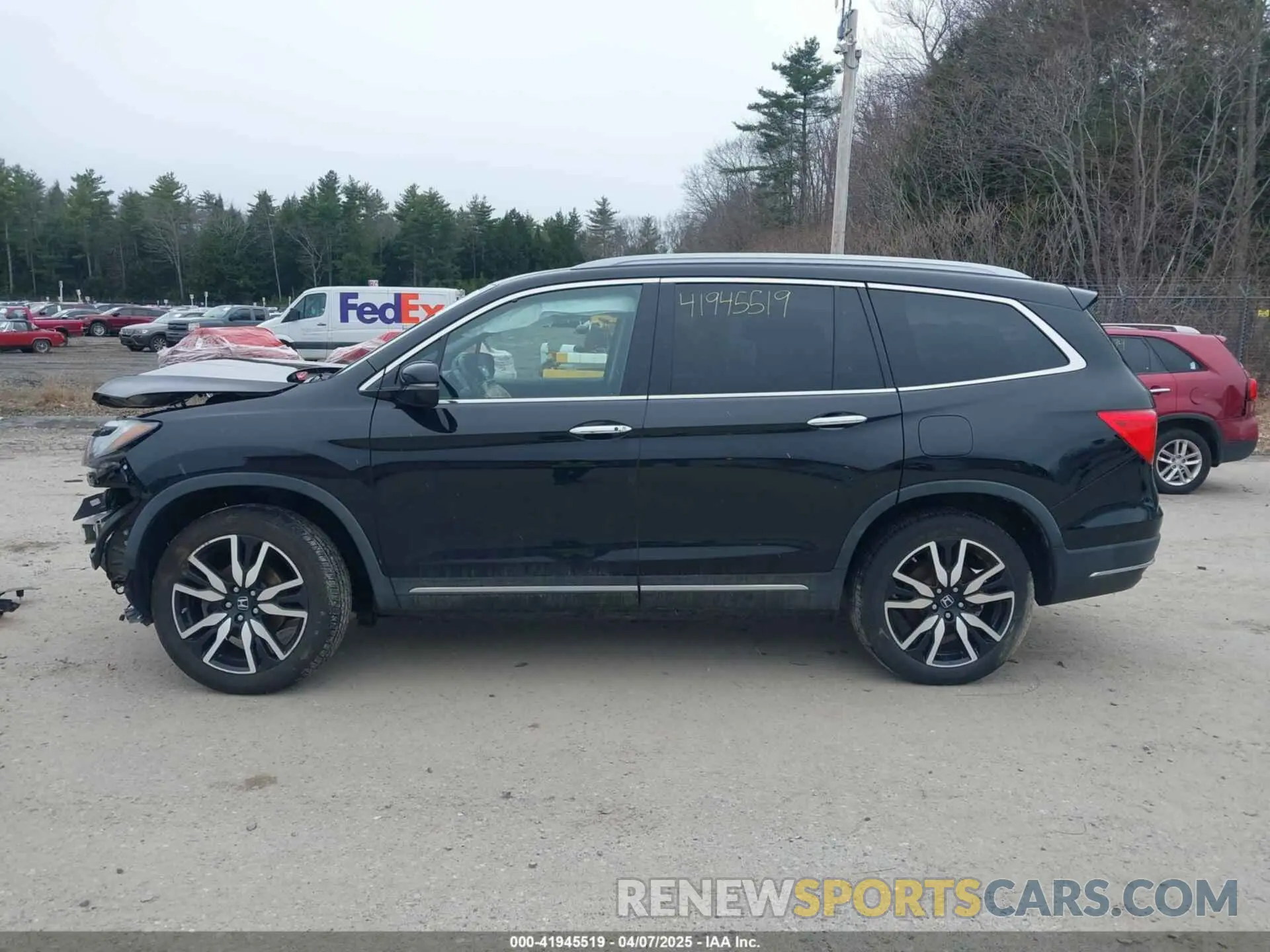 14 Photograph of a damaged car 5FNYF6H0XLB003034 HONDA PILOT 2020