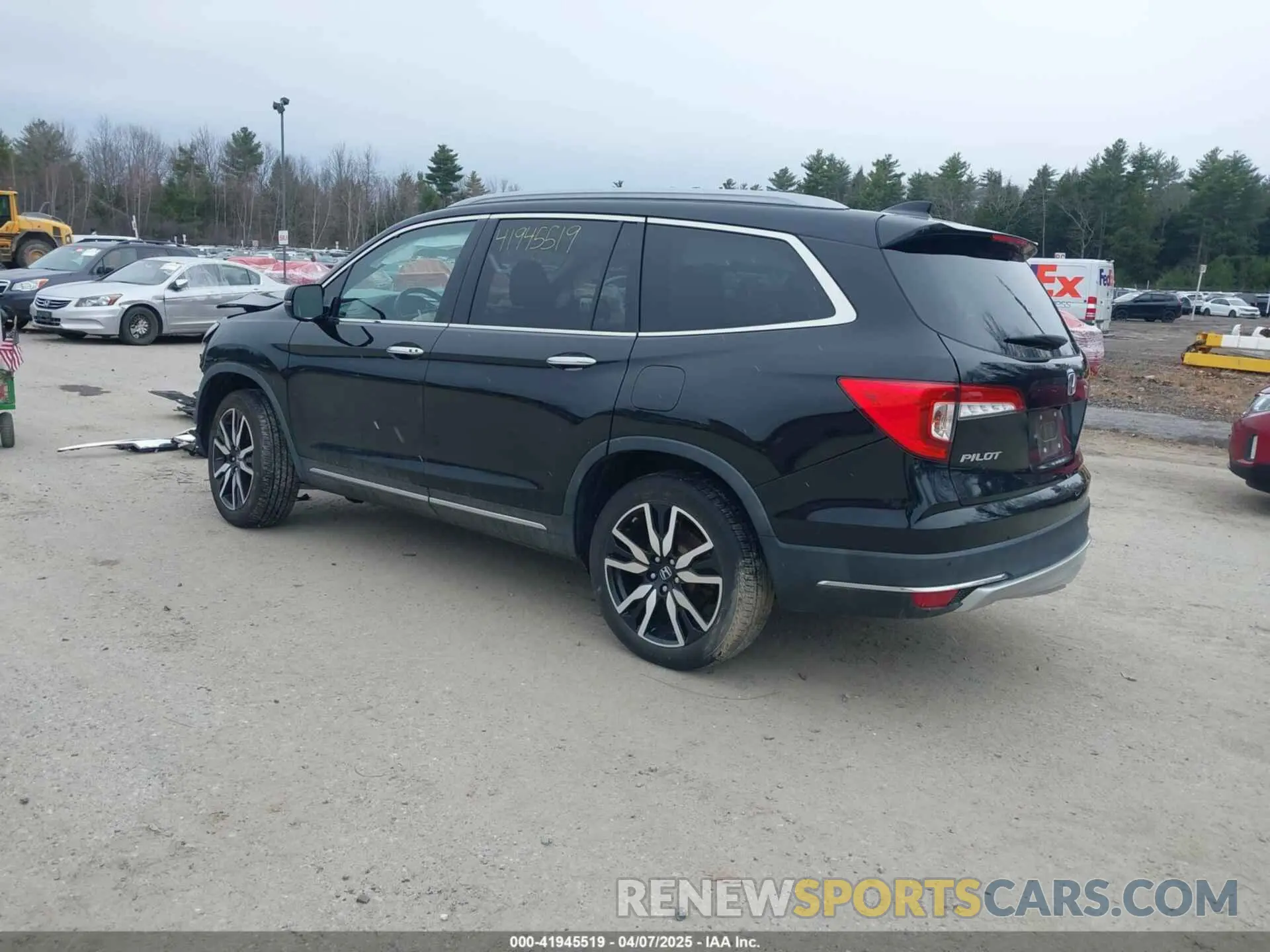 3 Photograph of a damaged car 5FNYF6H0XLB003034 HONDA PILOT 2020