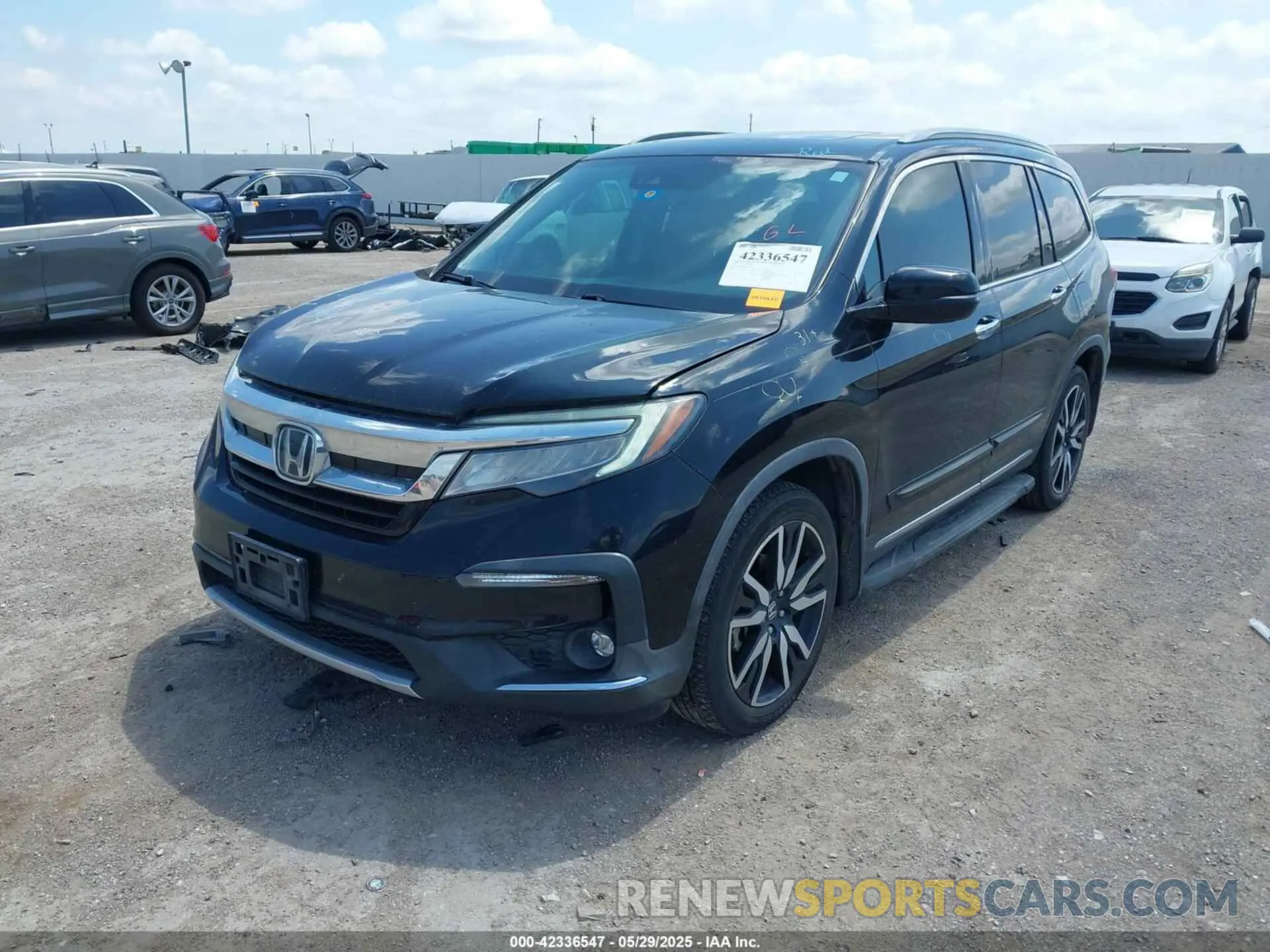 2 Photograph of a damaged car 5FNYF6H0XLB032663 HONDA PILOT 2020