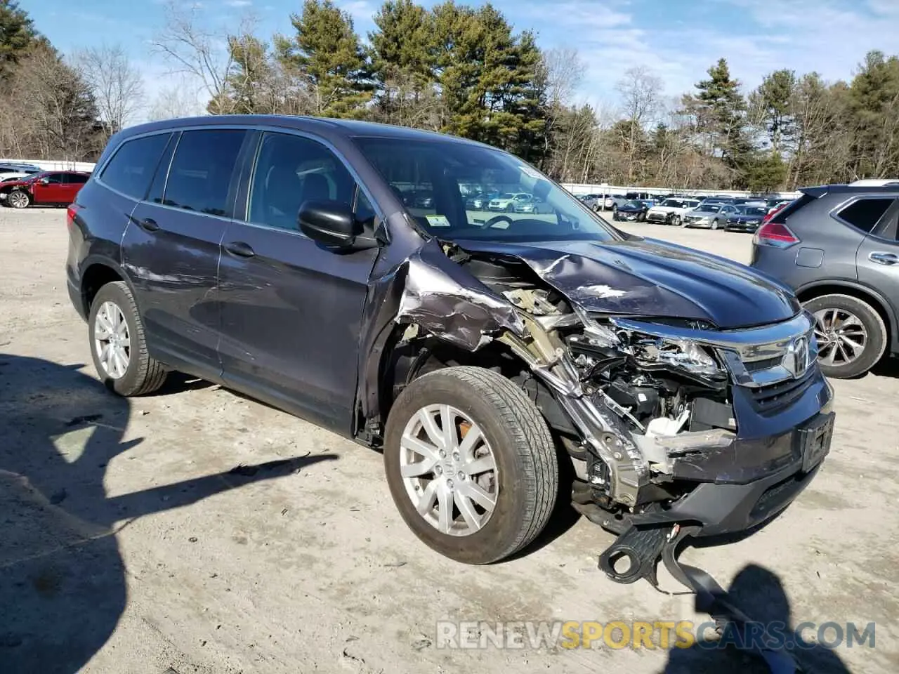 4 Photograph of a damaged car 5FNYF6H12LB011881 HONDA PILOT 2020