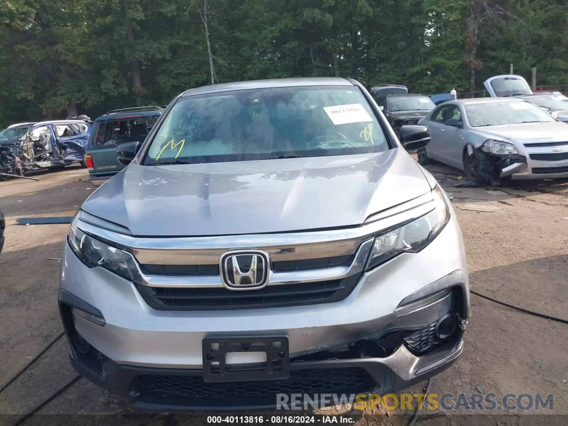 12 Photograph of a damaged car 5FNYF6H18LB028586 HONDA PILOT 2020