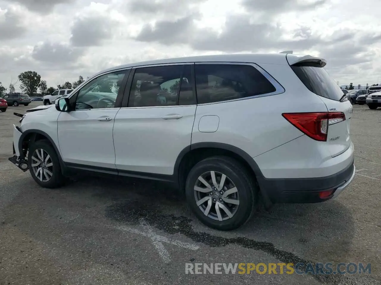2 Photograph of a damaged car 5FNYF6H32LB014314 HONDA PILOT 2020