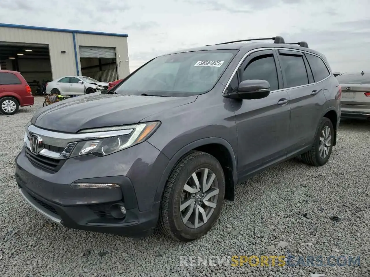 1 Photograph of a damaged car 5FNYF6H35LB011844 HONDA PILOT 2020