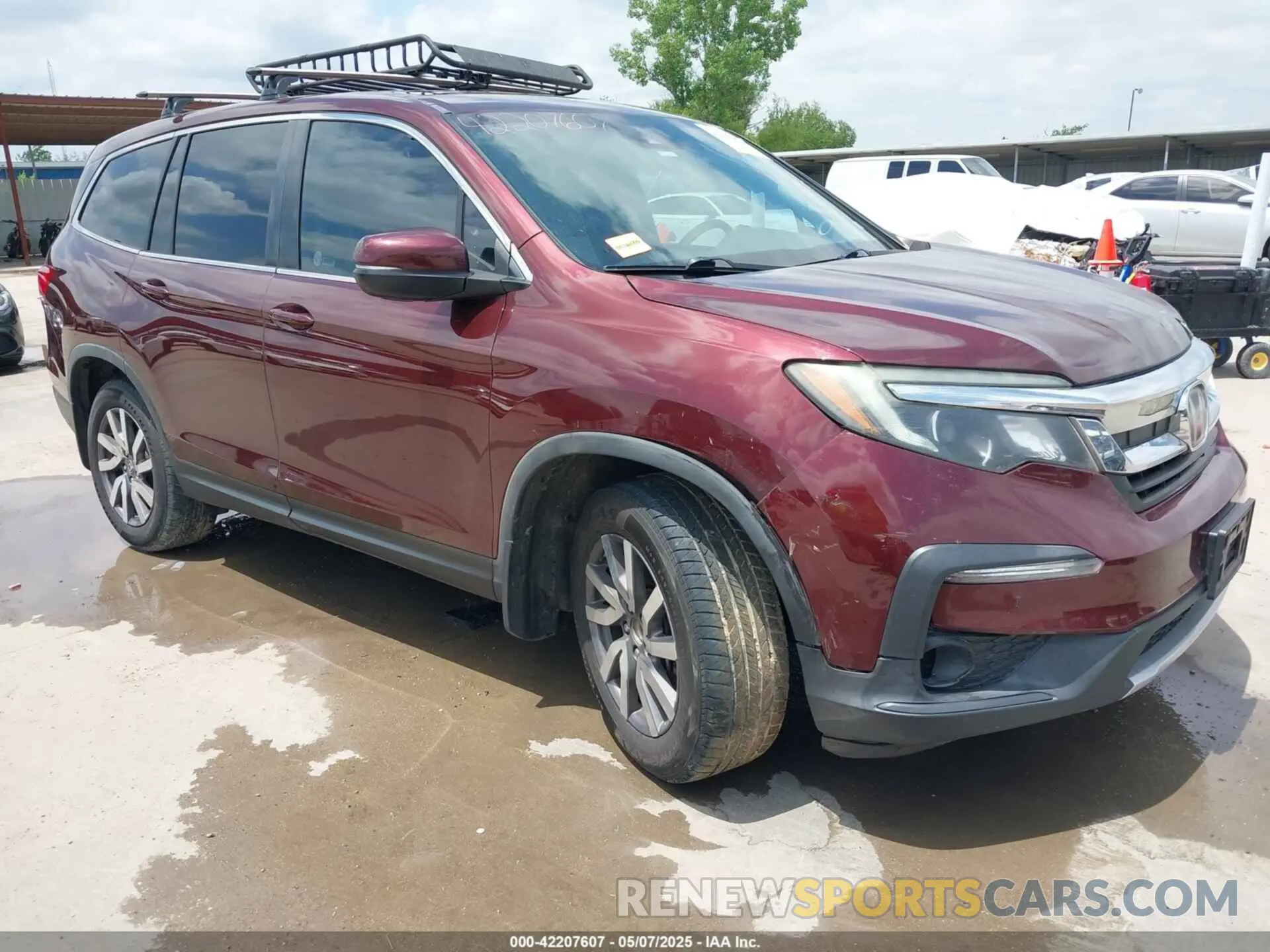 1 Photograph of a damaged car 5FNYF6H3XLB019034 HONDA PILOT 2020