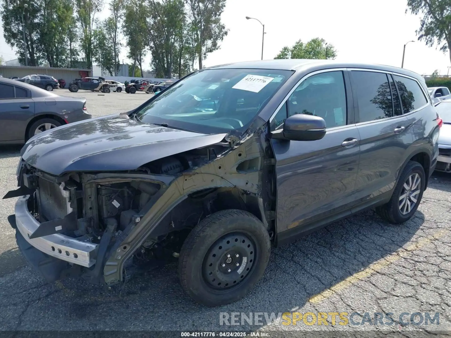 2 Photograph of a damaged car 5FNYF6H50LB047202 HONDA PILOT 2020