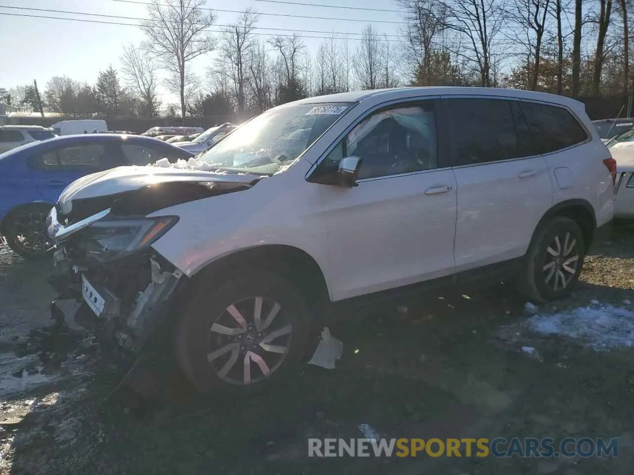 1 Photograph of a damaged car 5FNYF6H51LB013723 HONDA PILOT 2020