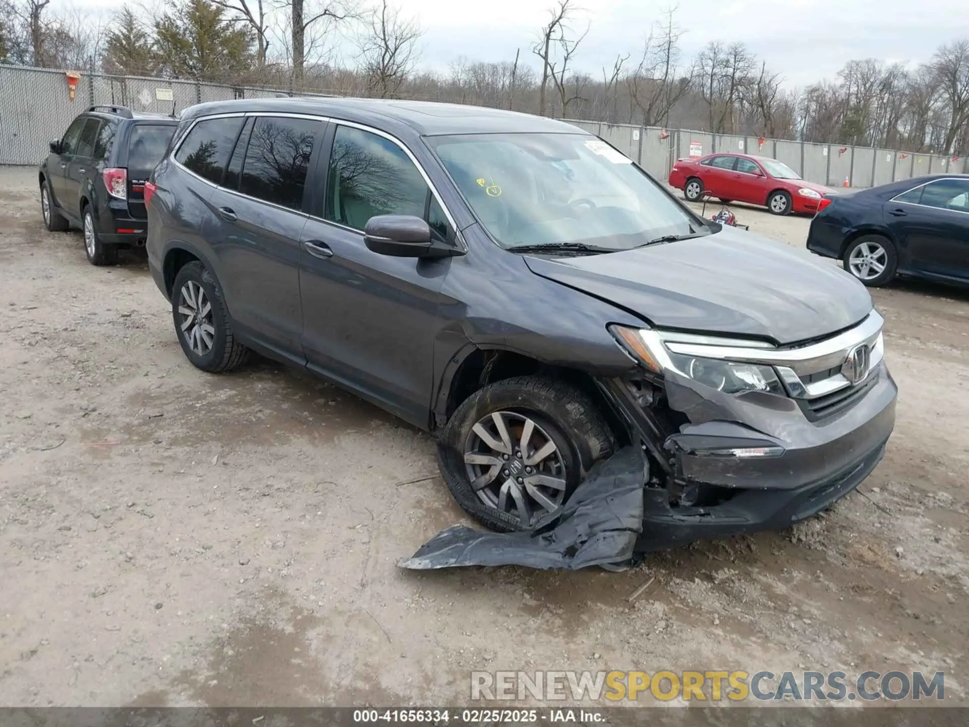 1 Photograph of a damaged car 5FNYF6H51LB048889 HONDA PILOT 2020