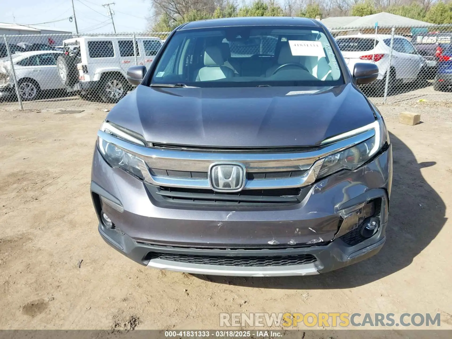 12 Photograph of a damaged car 5FNYF6H52LB039456 HONDA PILOT 2020