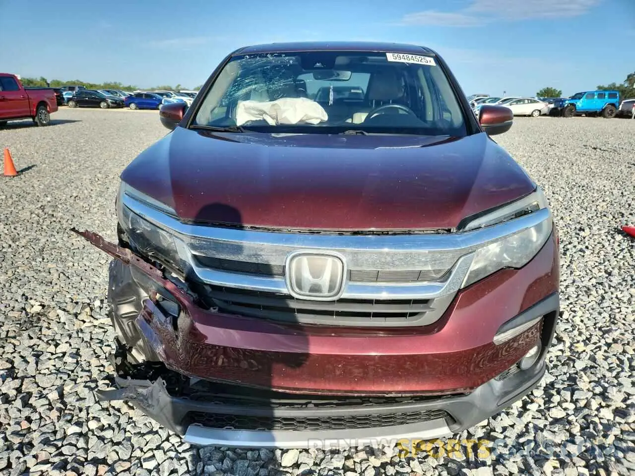 5 Photograph of a damaged car 5FNYF6H53LB042012 HONDA PILOT 2020