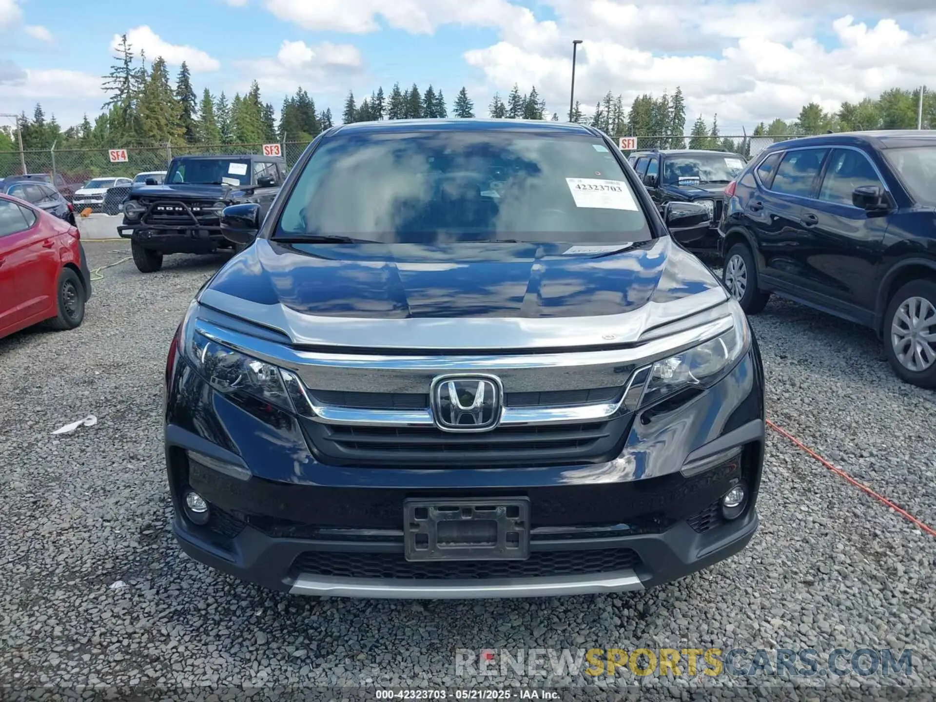 13 Photograph of a damaged car 5FNYF6H57LB009398 HONDA PILOT 2020