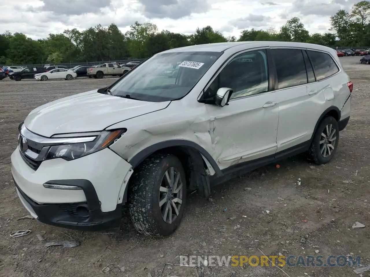 1 Photograph of a damaged car 5FNYF6H57LB016125 HONDA PILOT 2020