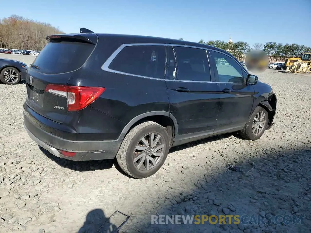 3 Photograph of a damaged car 5FNYF6H57LB020272 HONDA PILOT 2020