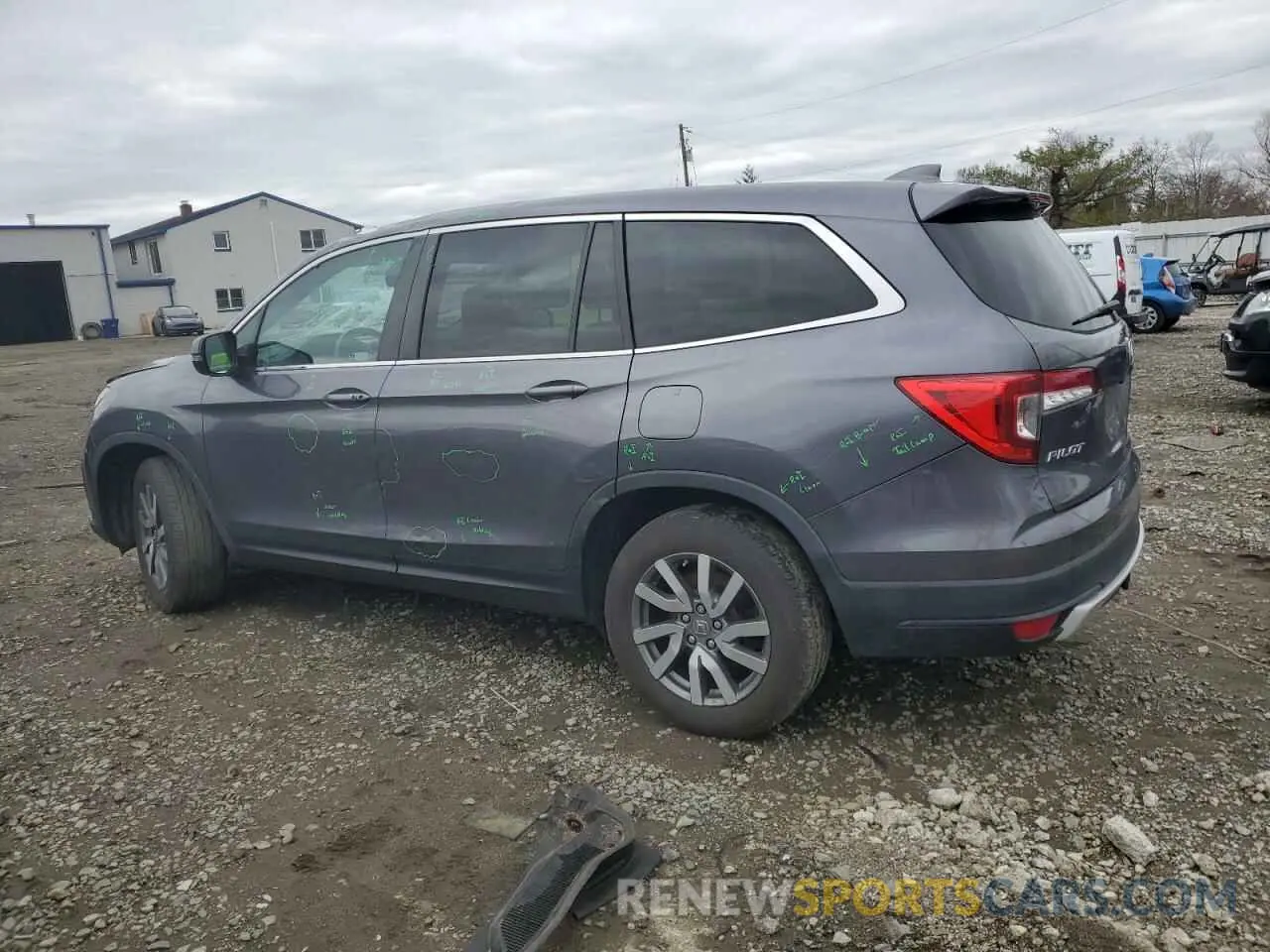 2 Photograph of a damaged car 5FNYF6H57LB052655 HONDA PILOT 2020