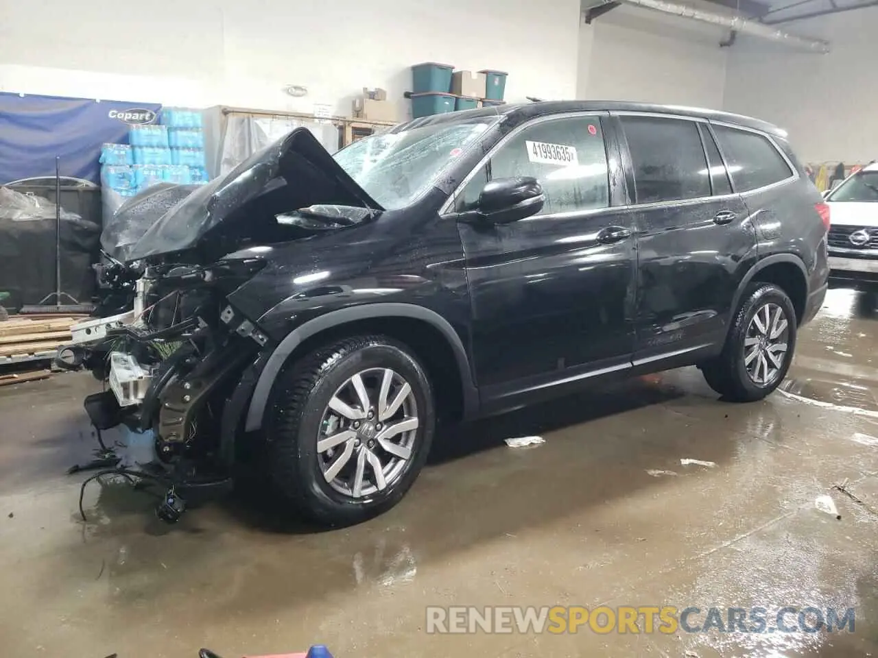 1 Photograph of a damaged car 5FNYF6H57LB064580 HONDA PILOT 2020
