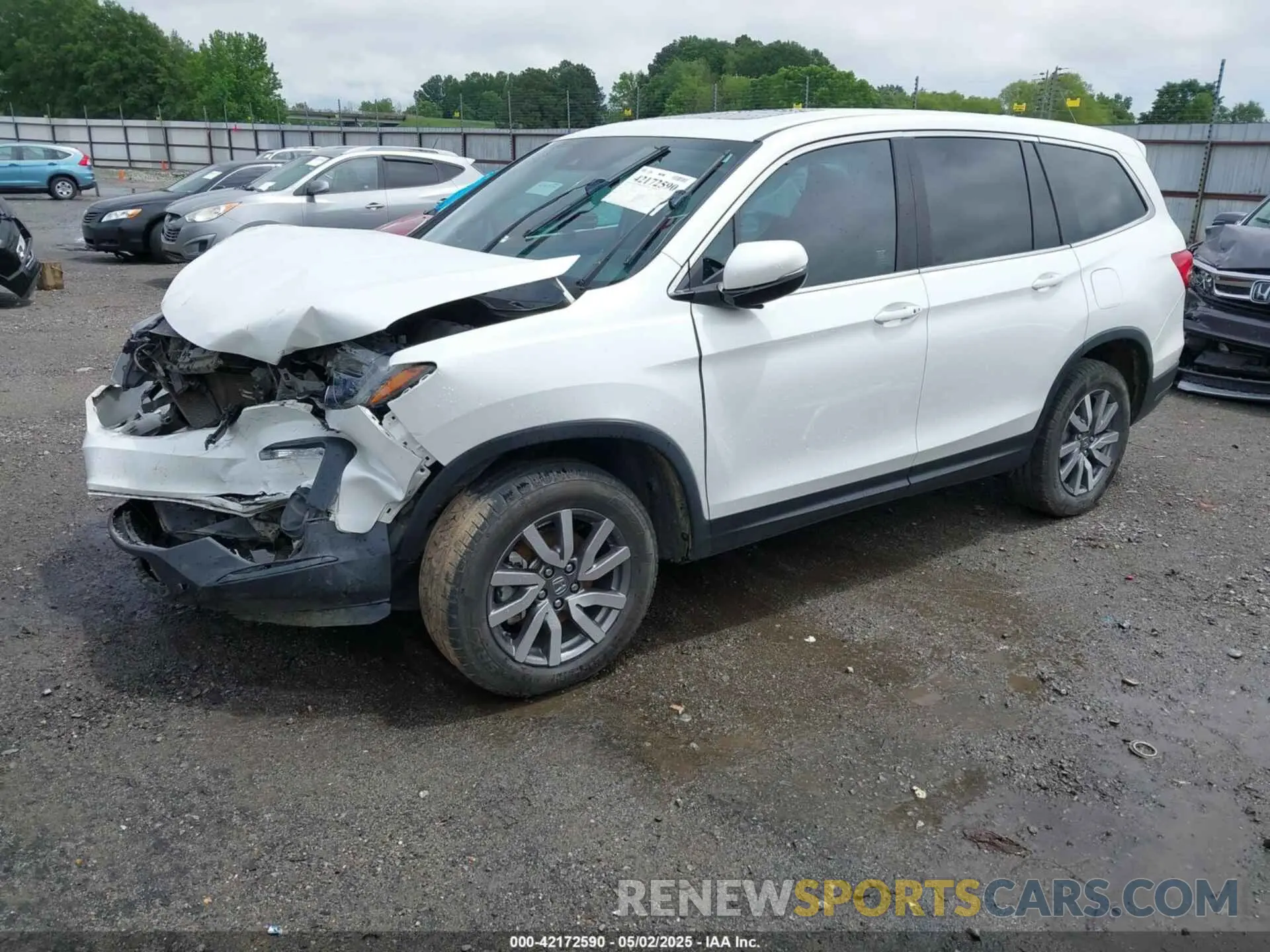 2 Photograph of a damaged car 5FNYF6H57LB067852 HONDA PILOT 2020