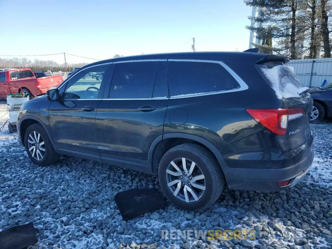 2 Photograph of a damaged car 5FNYF6H59LB013033 HONDA PILOT 2020