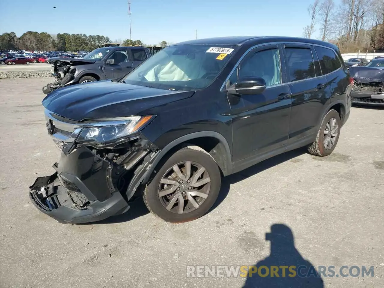 1 Photograph of a damaged car 5FNYF6H59LB035050 HONDA PILOT 2020