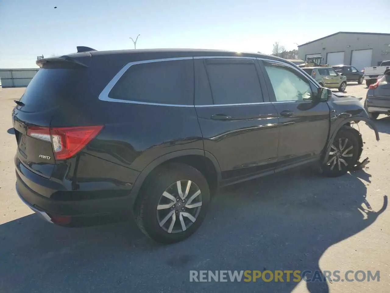 3 Photograph of a damaged car 5FNYF6H59LB035050 HONDA PILOT 2020