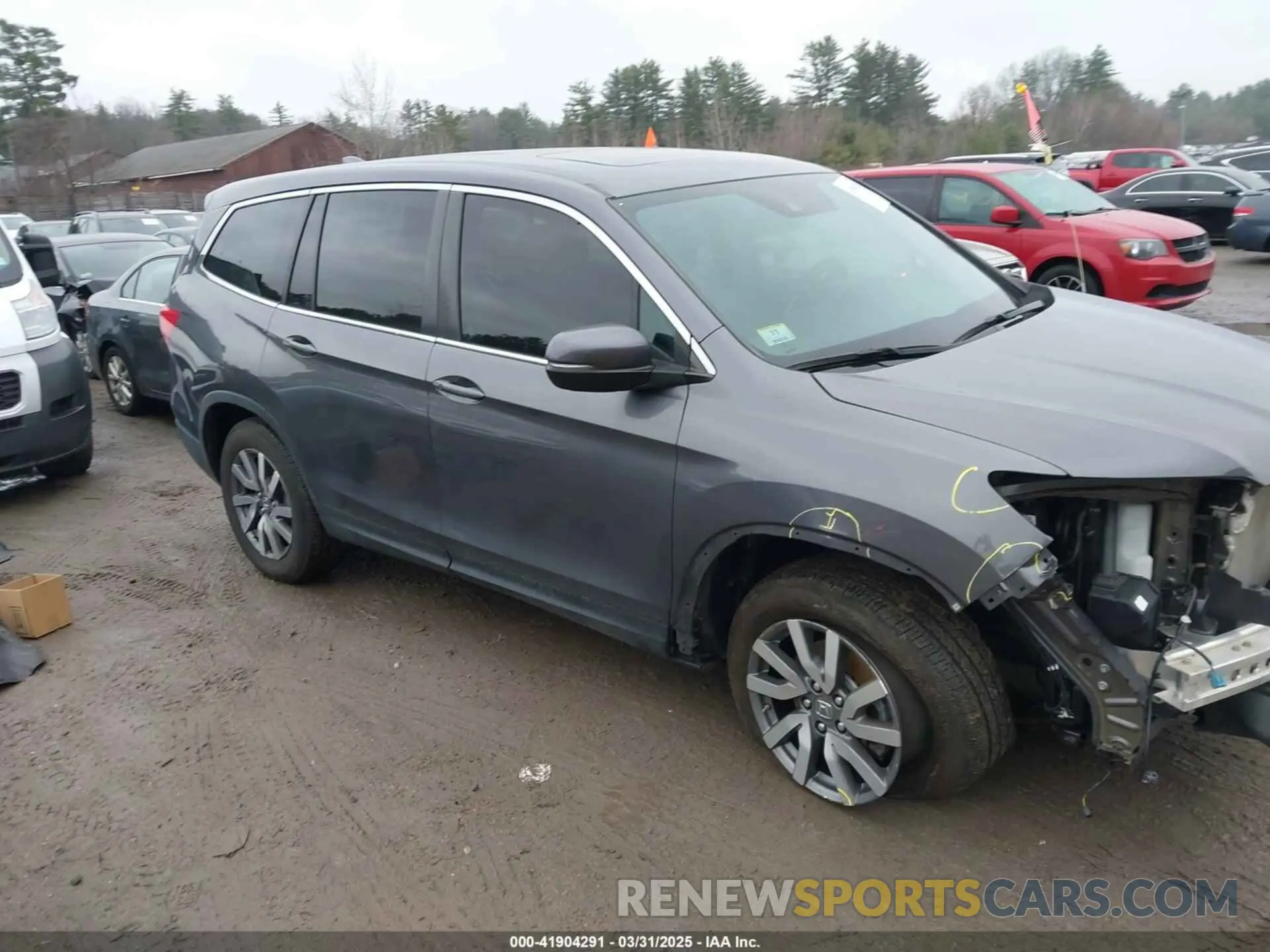 13 Photograph of a damaged car 5FNYF6H59LB047246 HONDA PILOT 2020