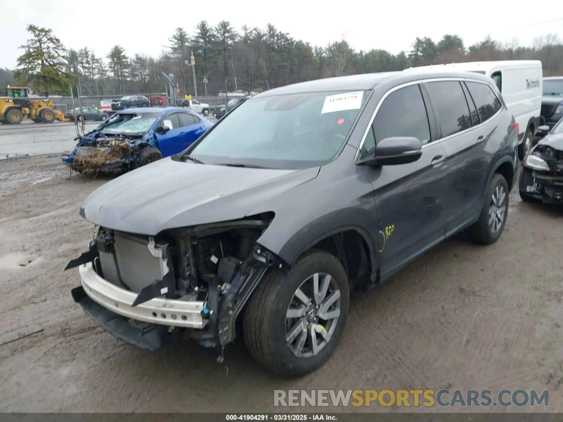 2 Photograph of a damaged car 5FNYF6H59LB047246 HONDA PILOT 2020