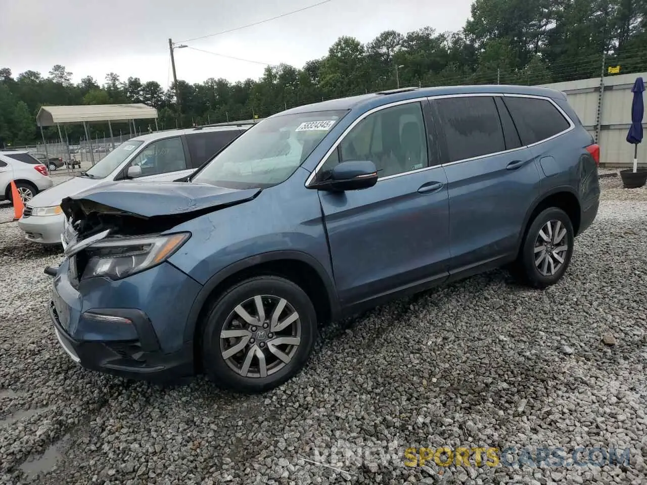 1 Photograph of a damaged car 5FNYF6H59LB059123 HONDA PILOT 2020