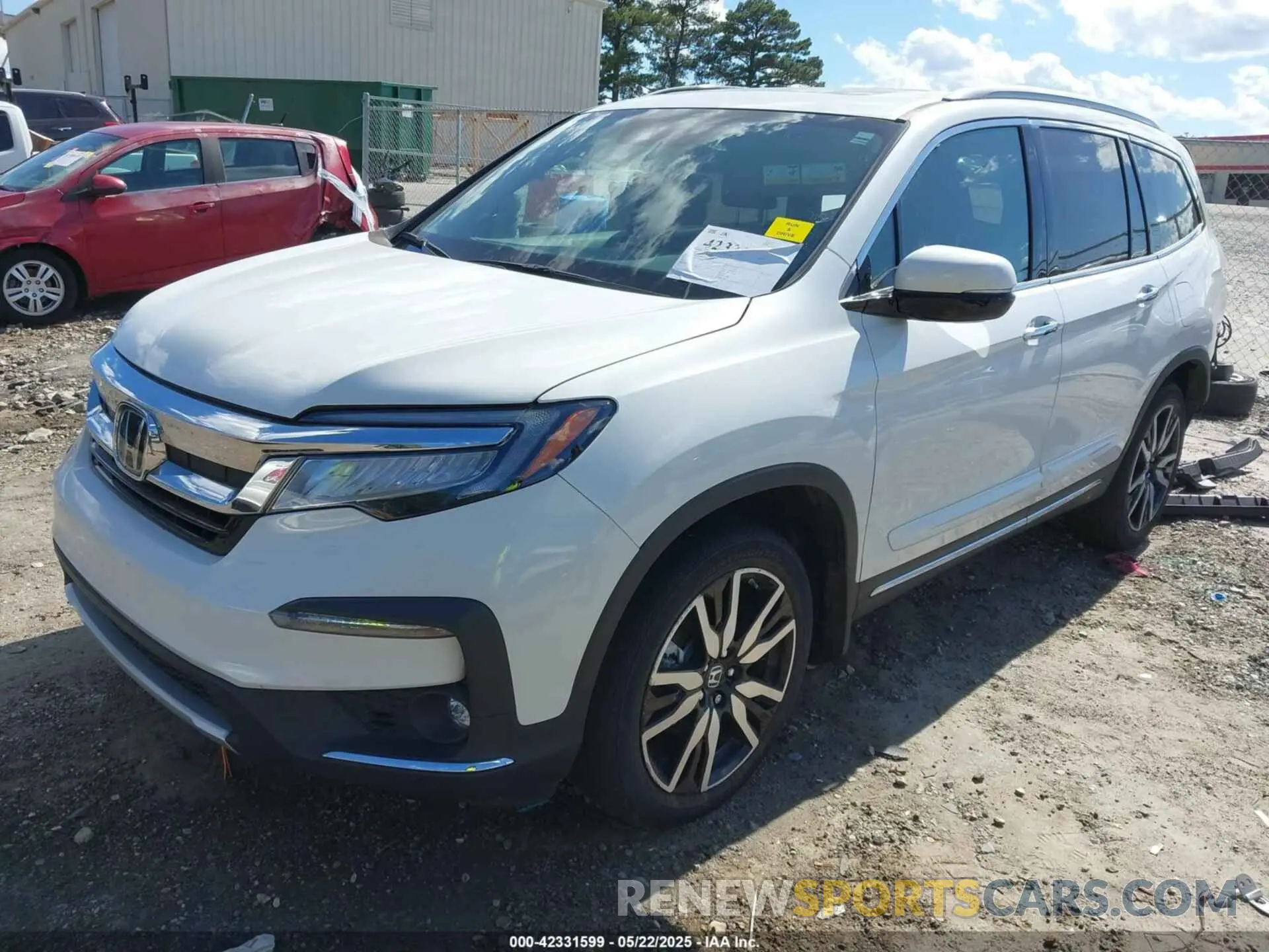 2 Photograph of a damaged car 5FNYF6H65LB062349 HONDA PILOT 2020