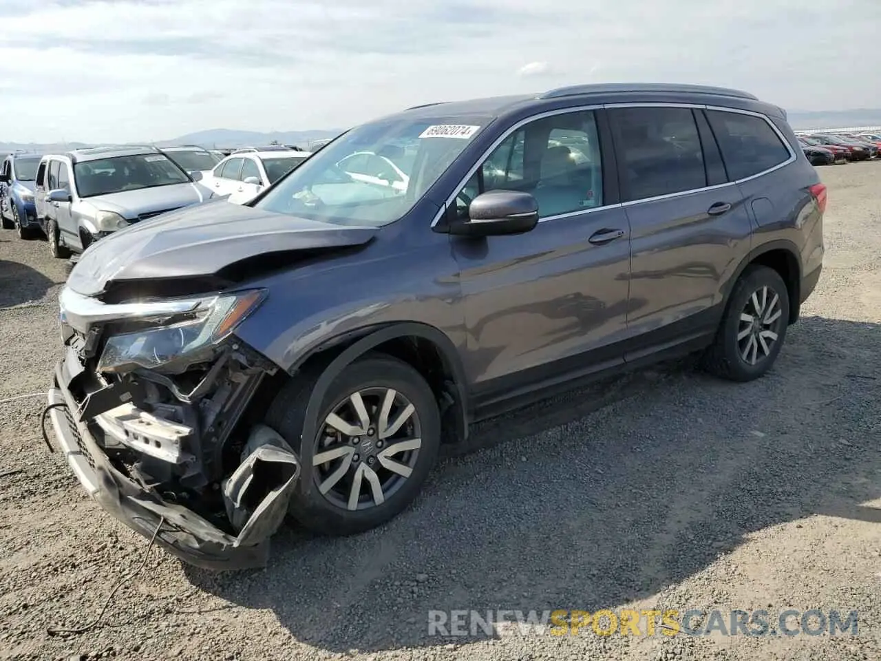 1 Photograph of a damaged car 5FNYF6H76LB501969 HONDA PILOT 2020