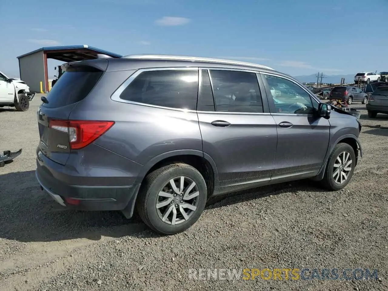 3 Photograph of a damaged car 5FNYF6H76LB501969 HONDA PILOT 2020
