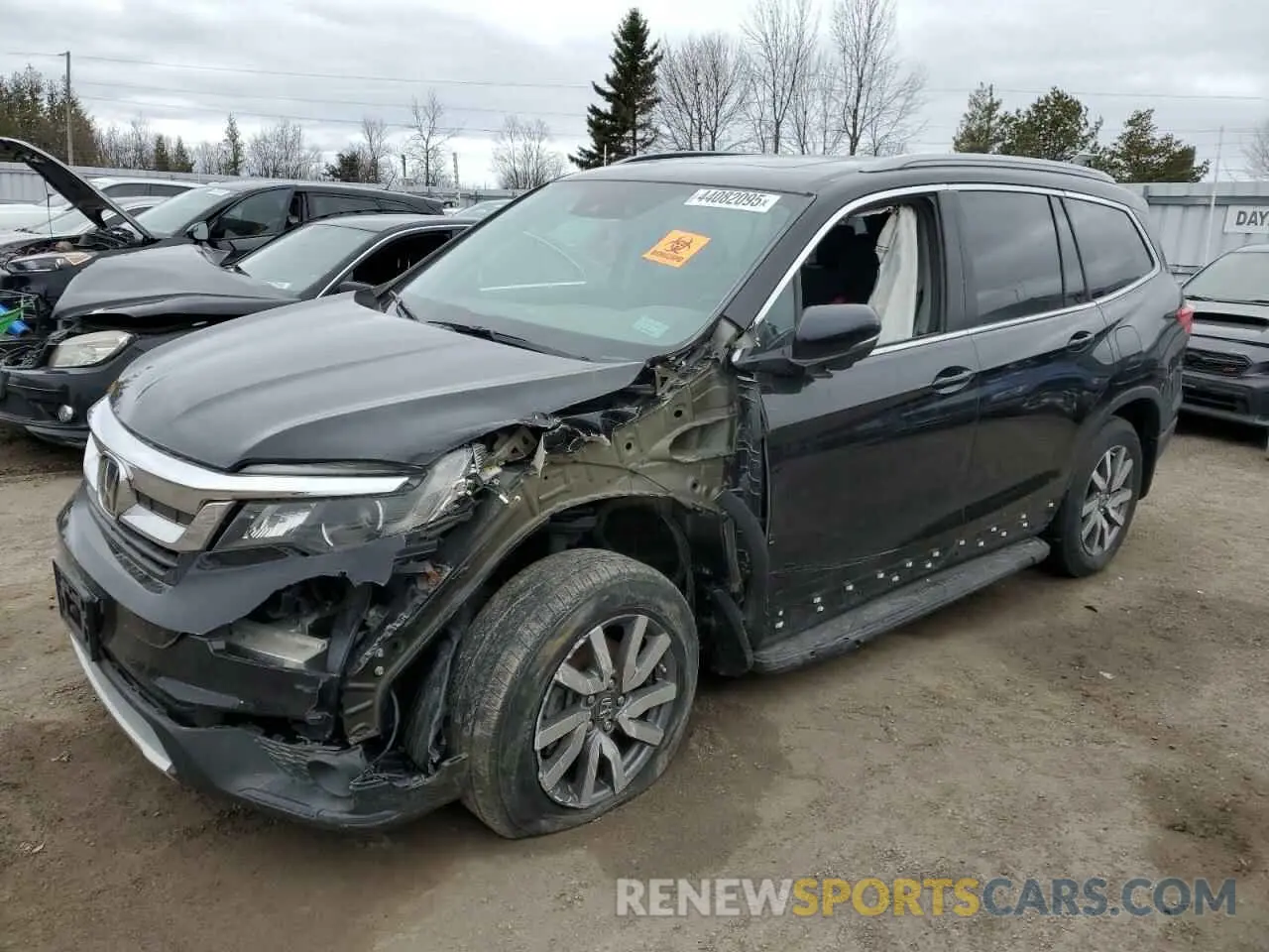 1 Photograph of a damaged car 5FNYF6H79LB503960 HONDA PILOT 2020