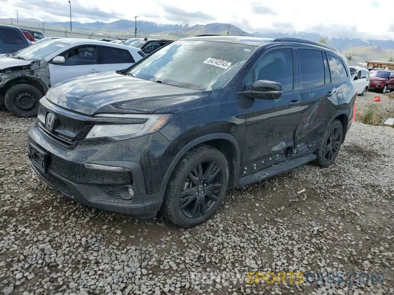 1 Photograph of a damaged car 5FNYF6H7XLB001054 HONDA PILOT 2020