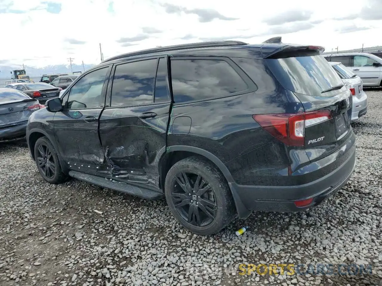 2 Photograph of a damaged car 5FNYF6H7XLB001054 HONDA PILOT 2020