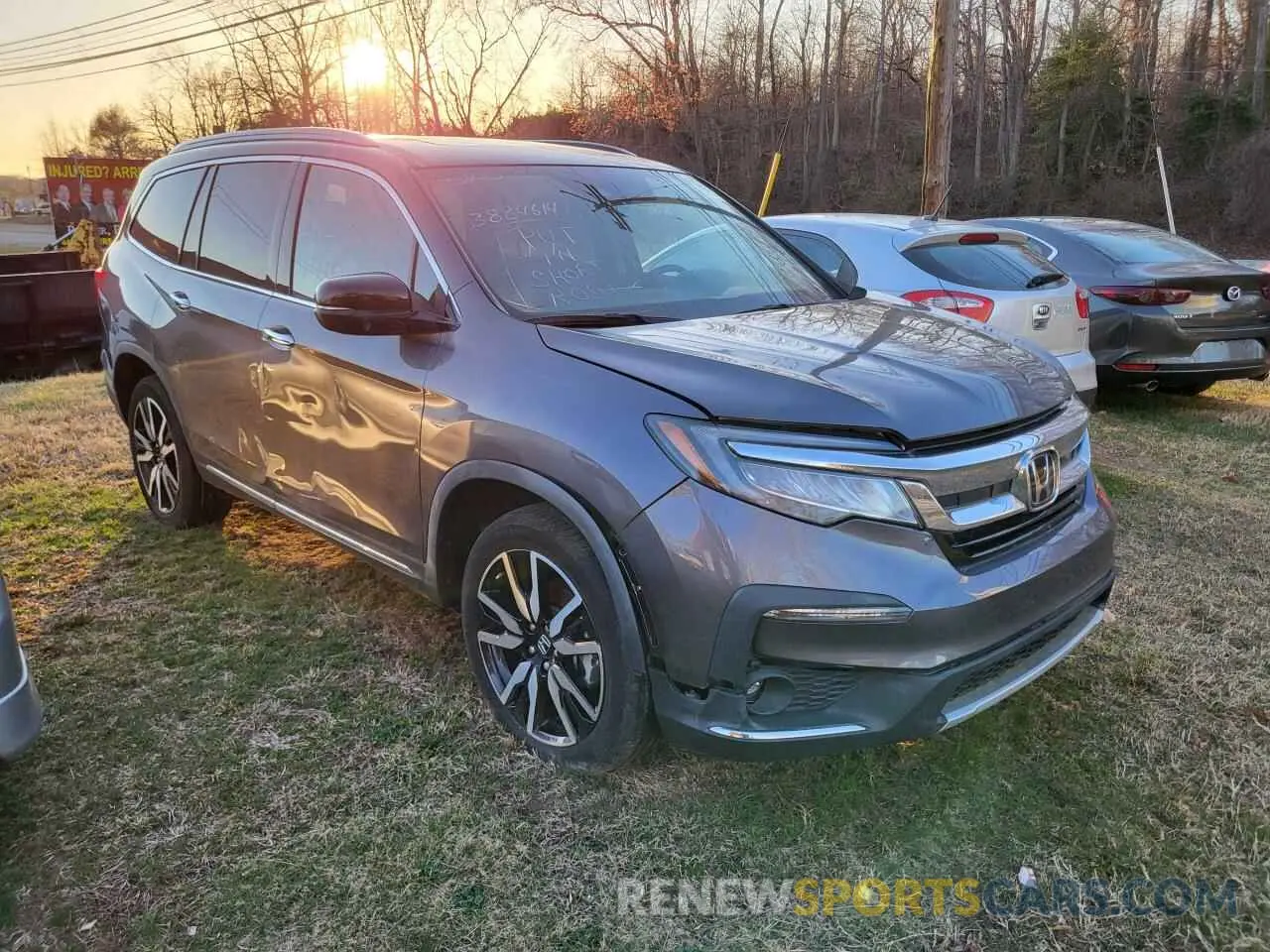 1 Photograph of a damaged car 5FNYF6H93LB022913 HONDA PILOT 2020