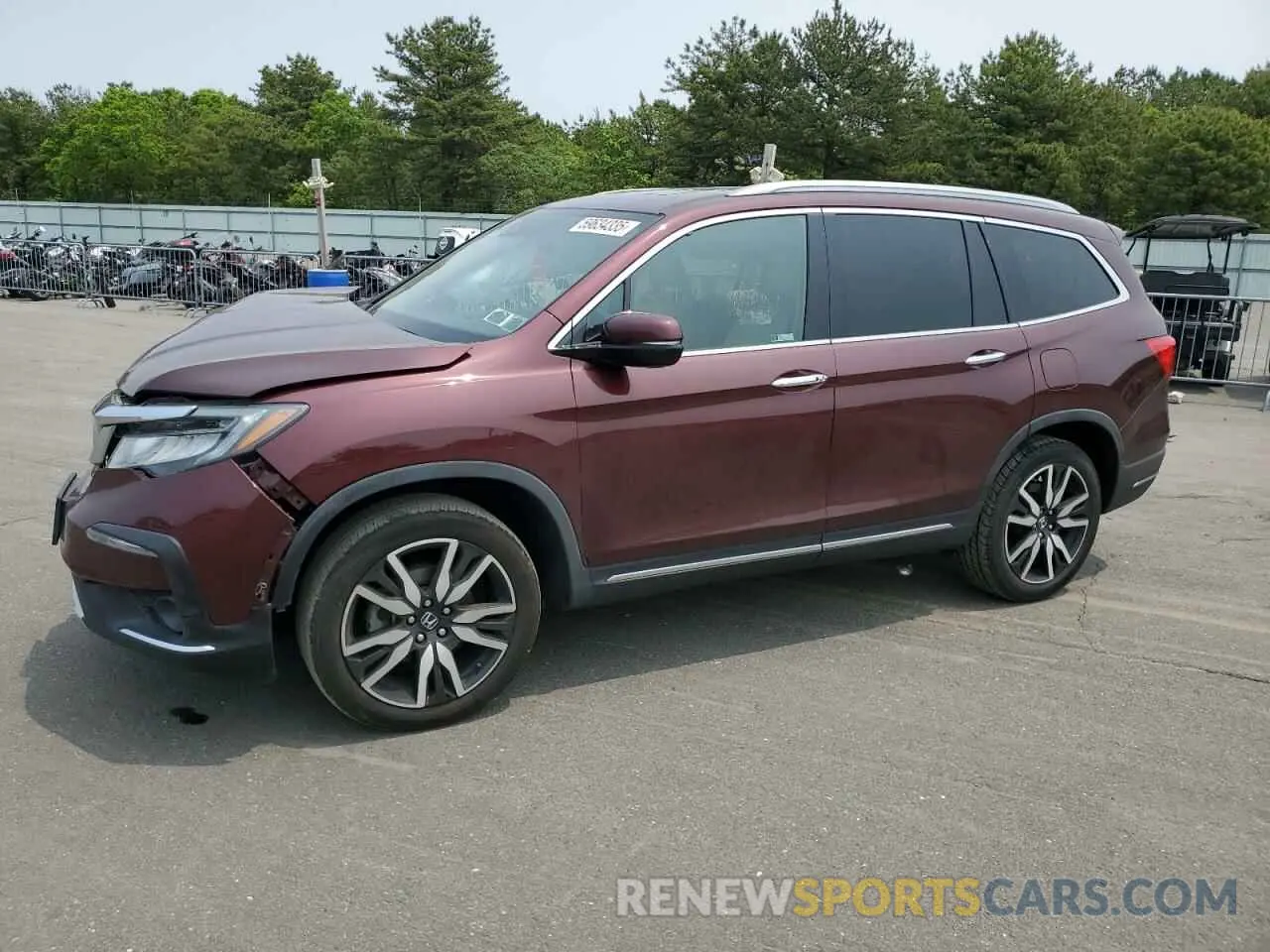 1 Photograph of a damaged car 5FNYF6H95LB043424 HONDA PILOT 2020