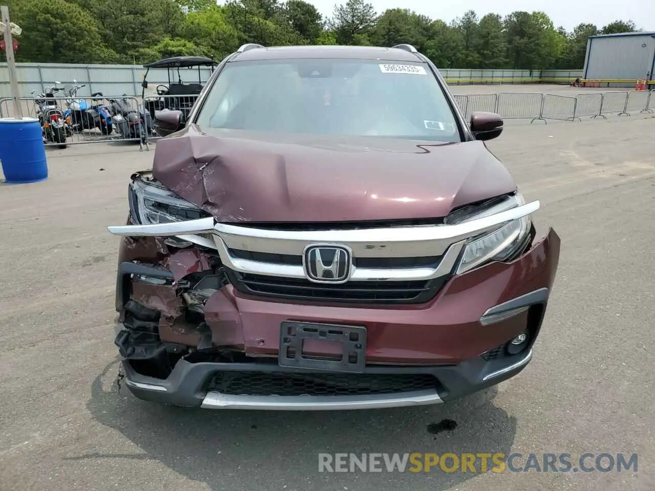5 Photograph of a damaged car 5FNYF6H95LB043424 HONDA PILOT 2020
