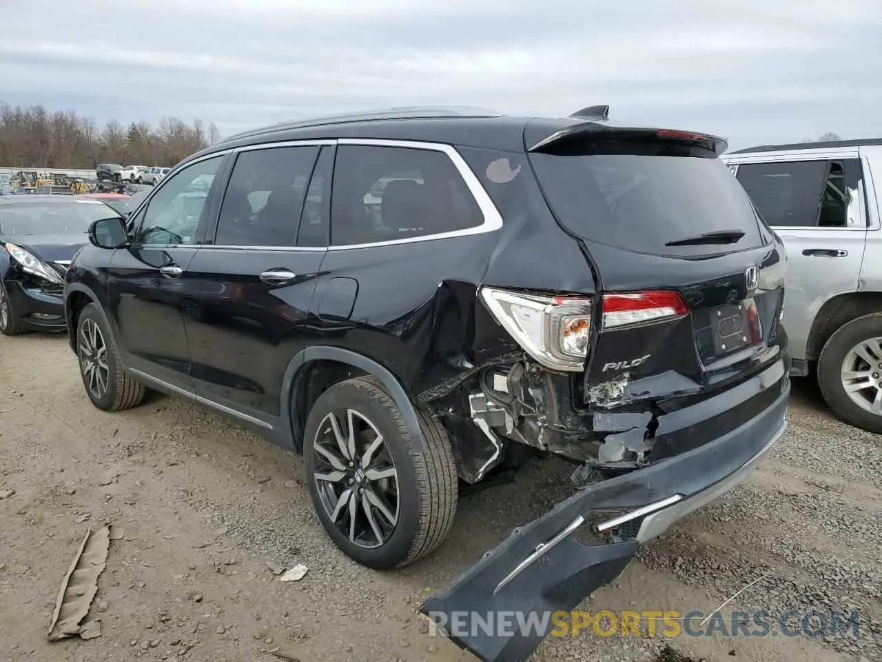 2 Photograph of a damaged car 5FNYF6H99LB043071 HONDA PILOT 2020
