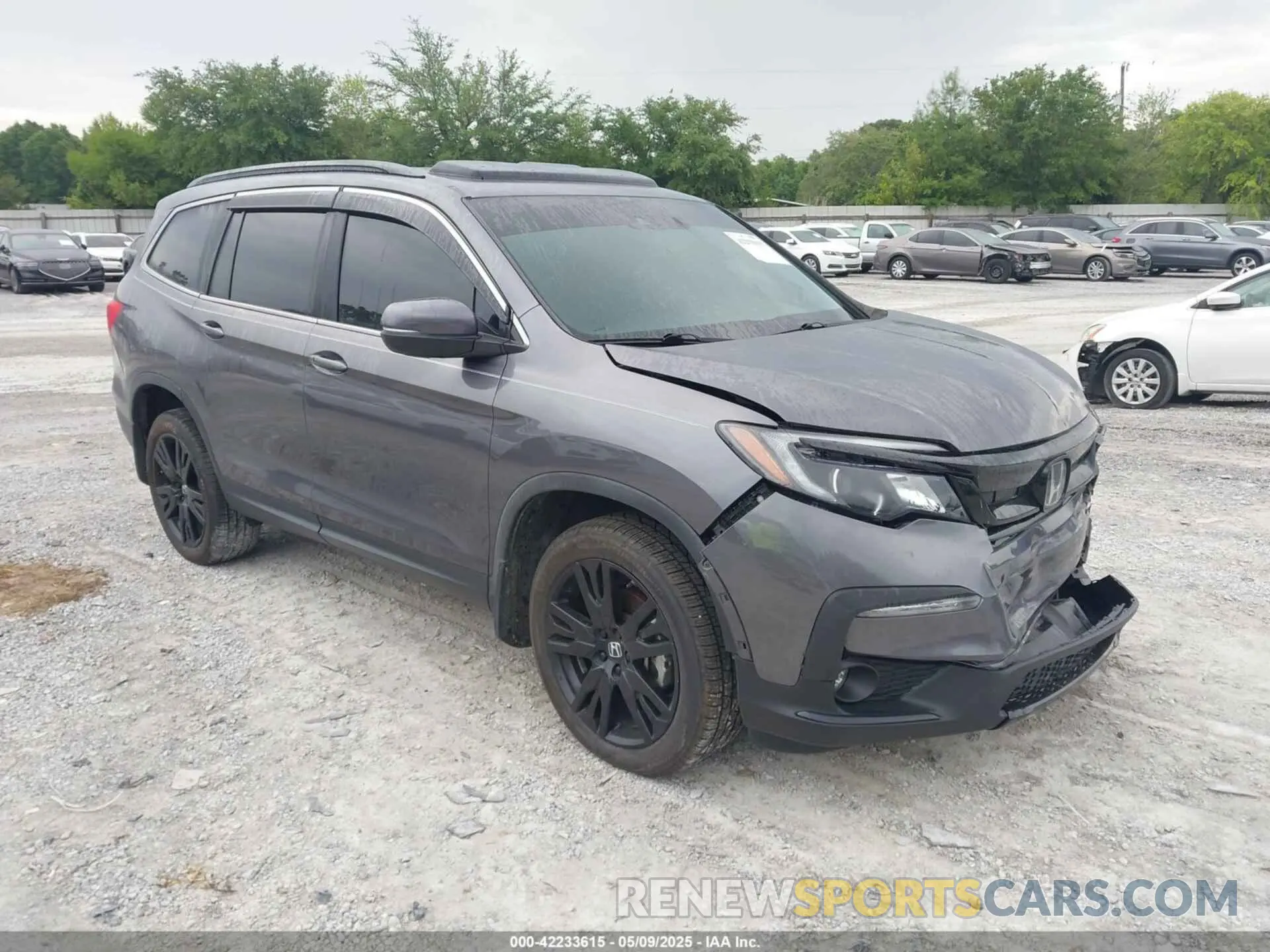 1 Photograph of a damaged car 5FNYF5H20MB023029 HONDA PILOT 2021