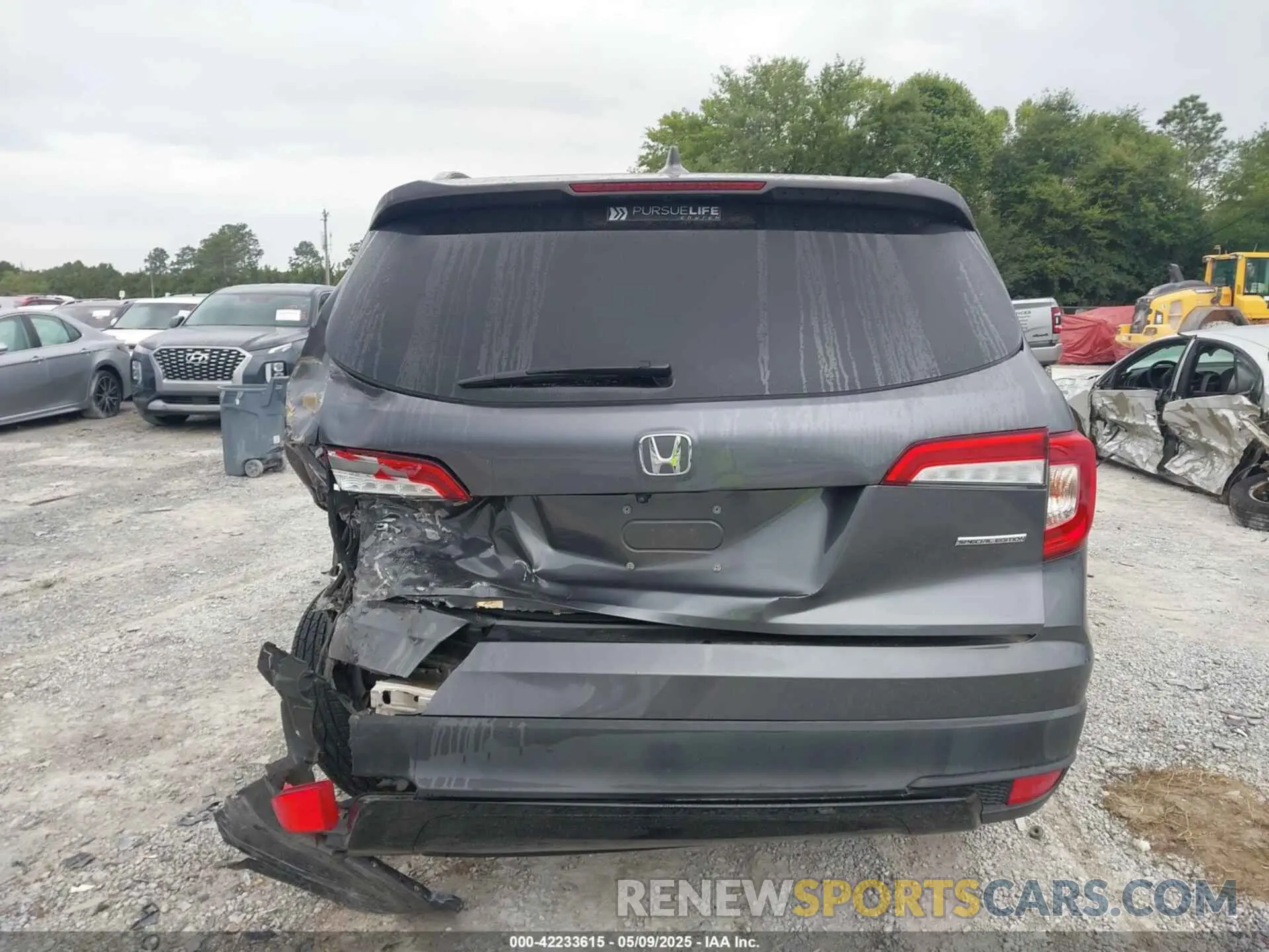 16 Photograph of a damaged car 5FNYF5H20MB023029 HONDA PILOT 2021