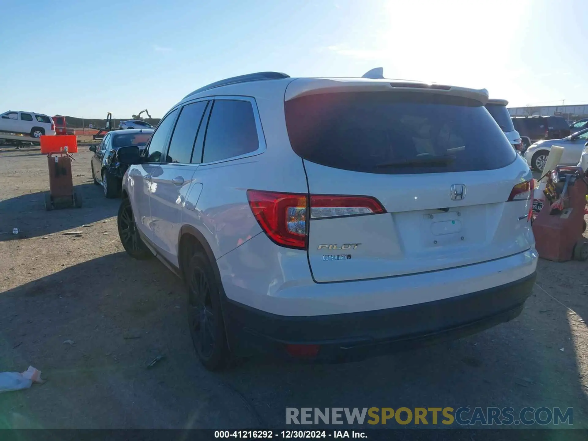 3 Photograph of a damaged car 5FNYF5H20MB045001 HONDA PILOT 2021