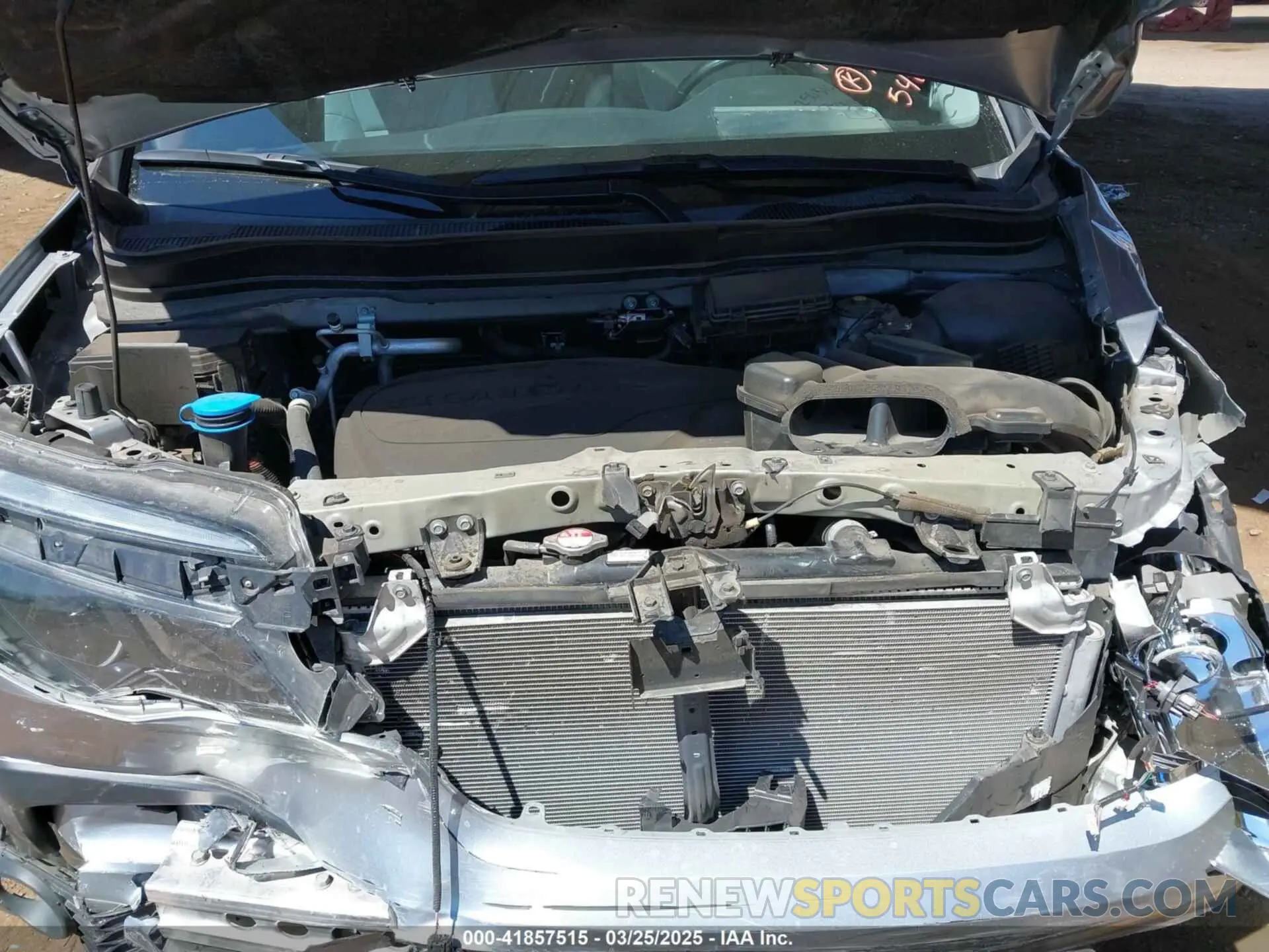 10 Photograph of a damaged car 5FNYF5H21MB025405 HONDA PILOT 2021