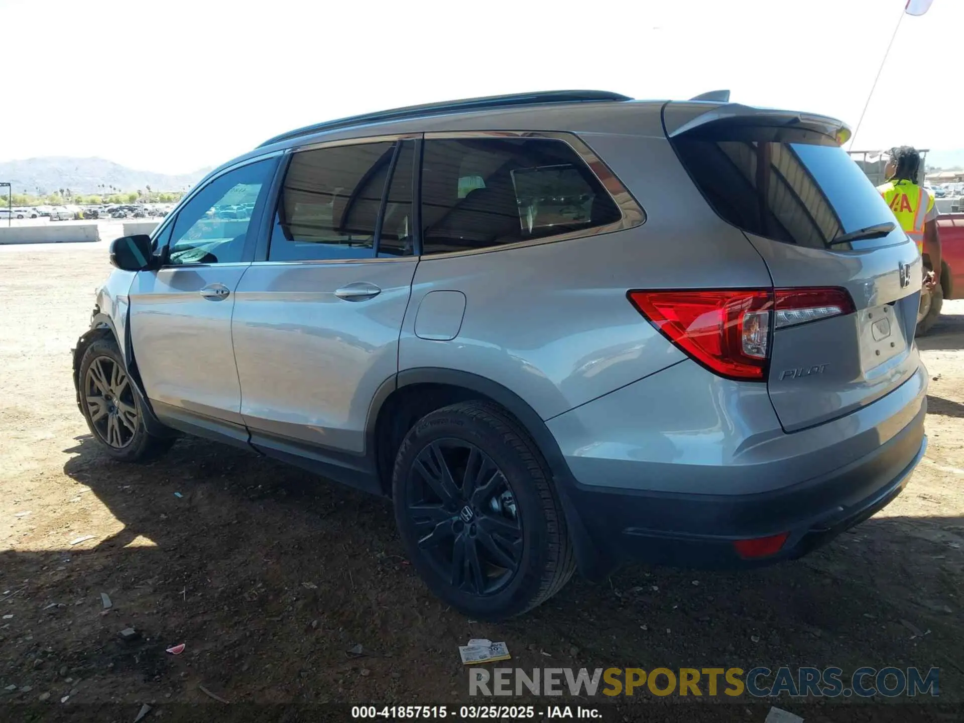 3 Photograph of a damaged car 5FNYF5H21MB025405 HONDA PILOT 2021
