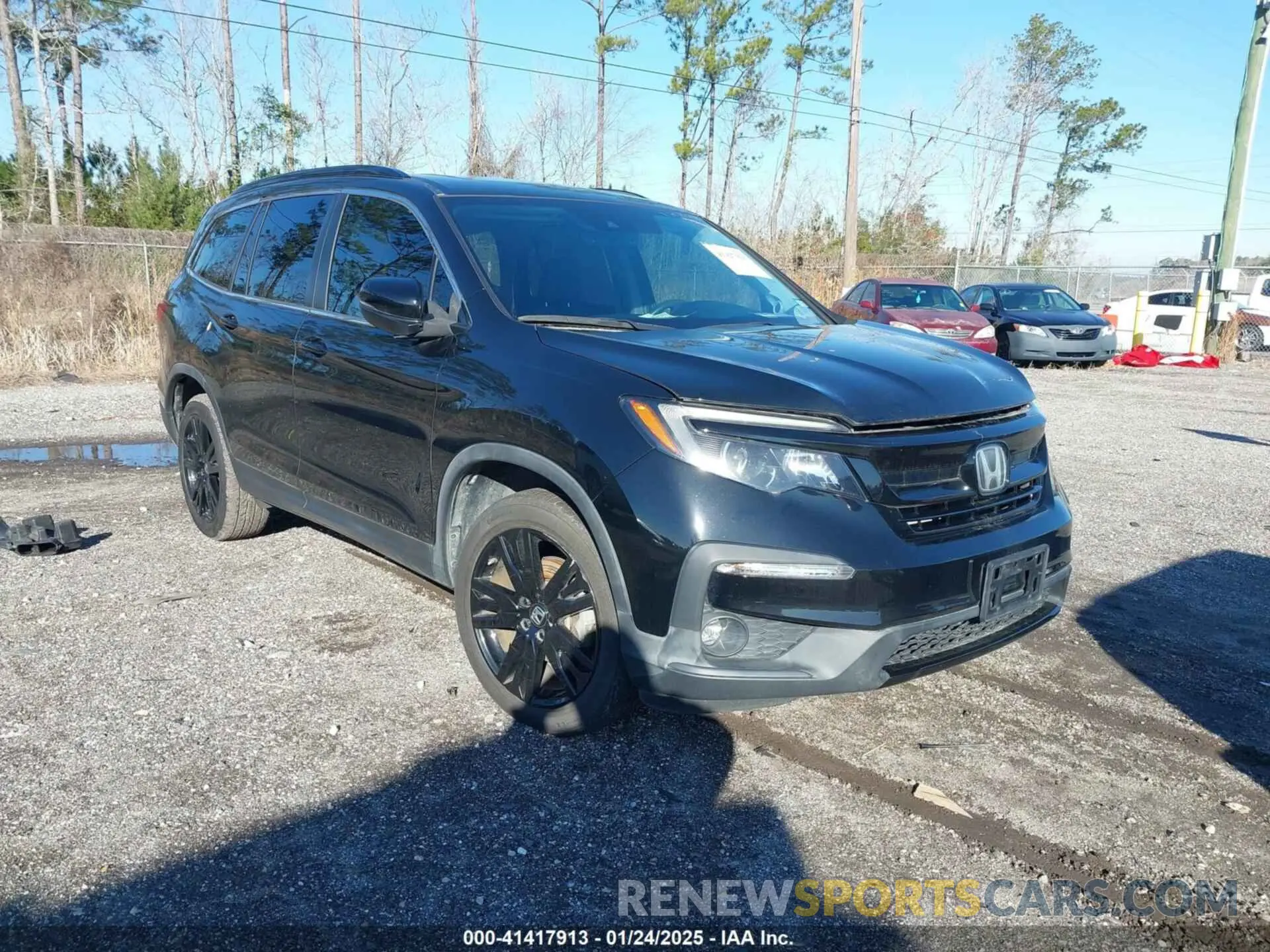 1 Photograph of a damaged car 5FNYF5H22MB007883 HONDA PILOT 2021