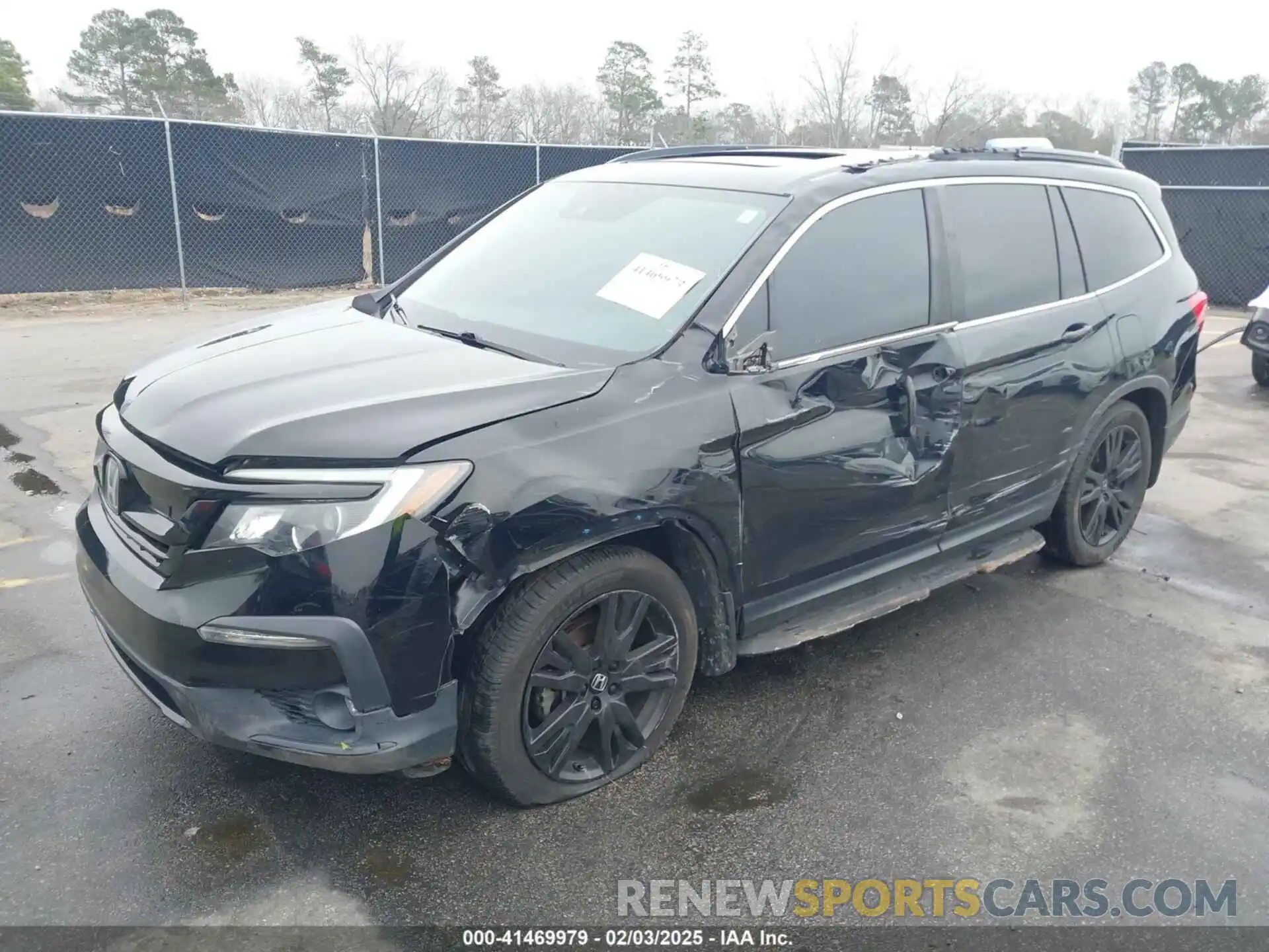 2 Photograph of a damaged car 5FNYF5H24MB032073 HONDA PILOT 2021