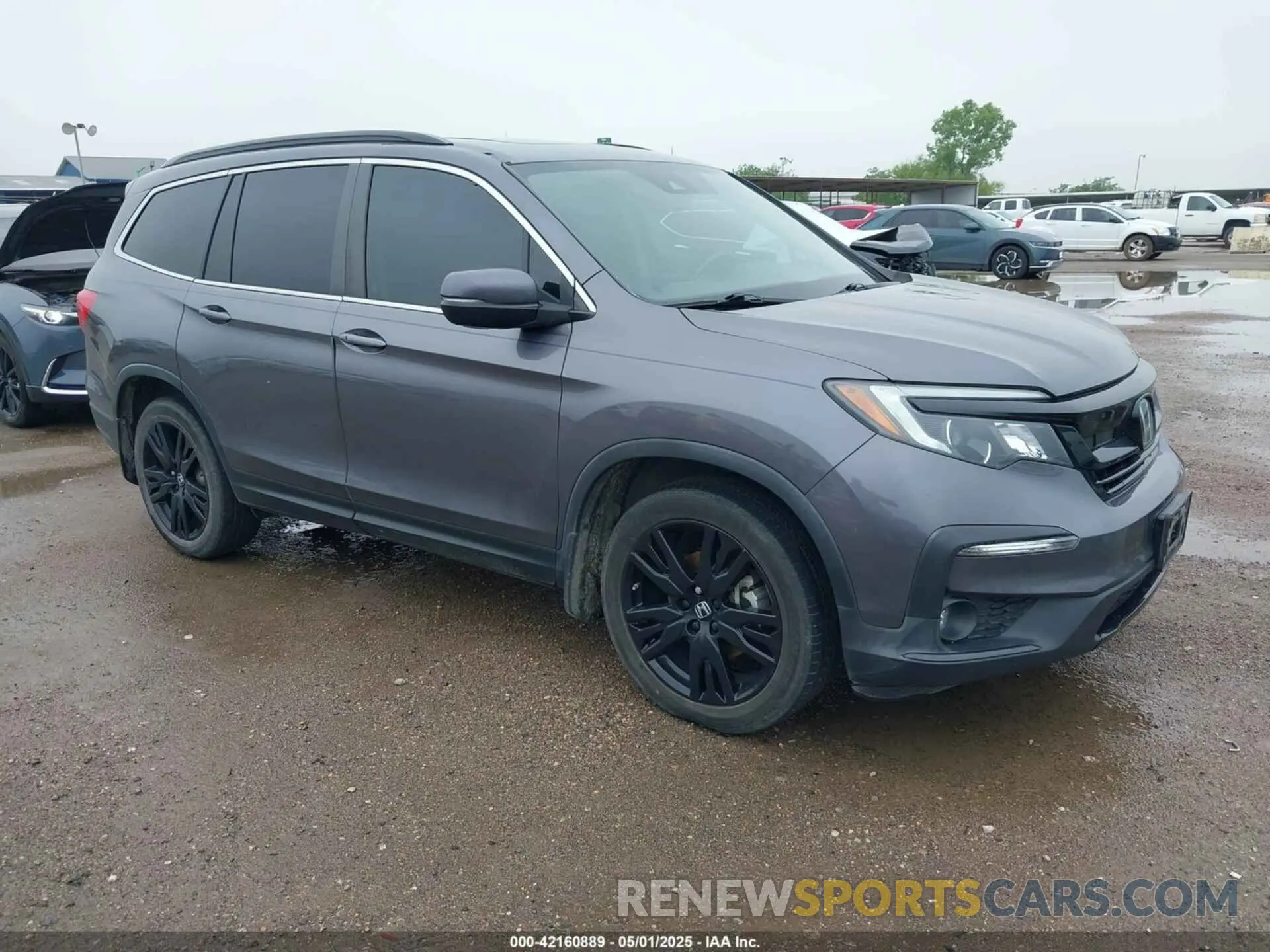 1 Photograph of a damaged car 5FNYF5H25MB024824 HONDA PILOT 2021