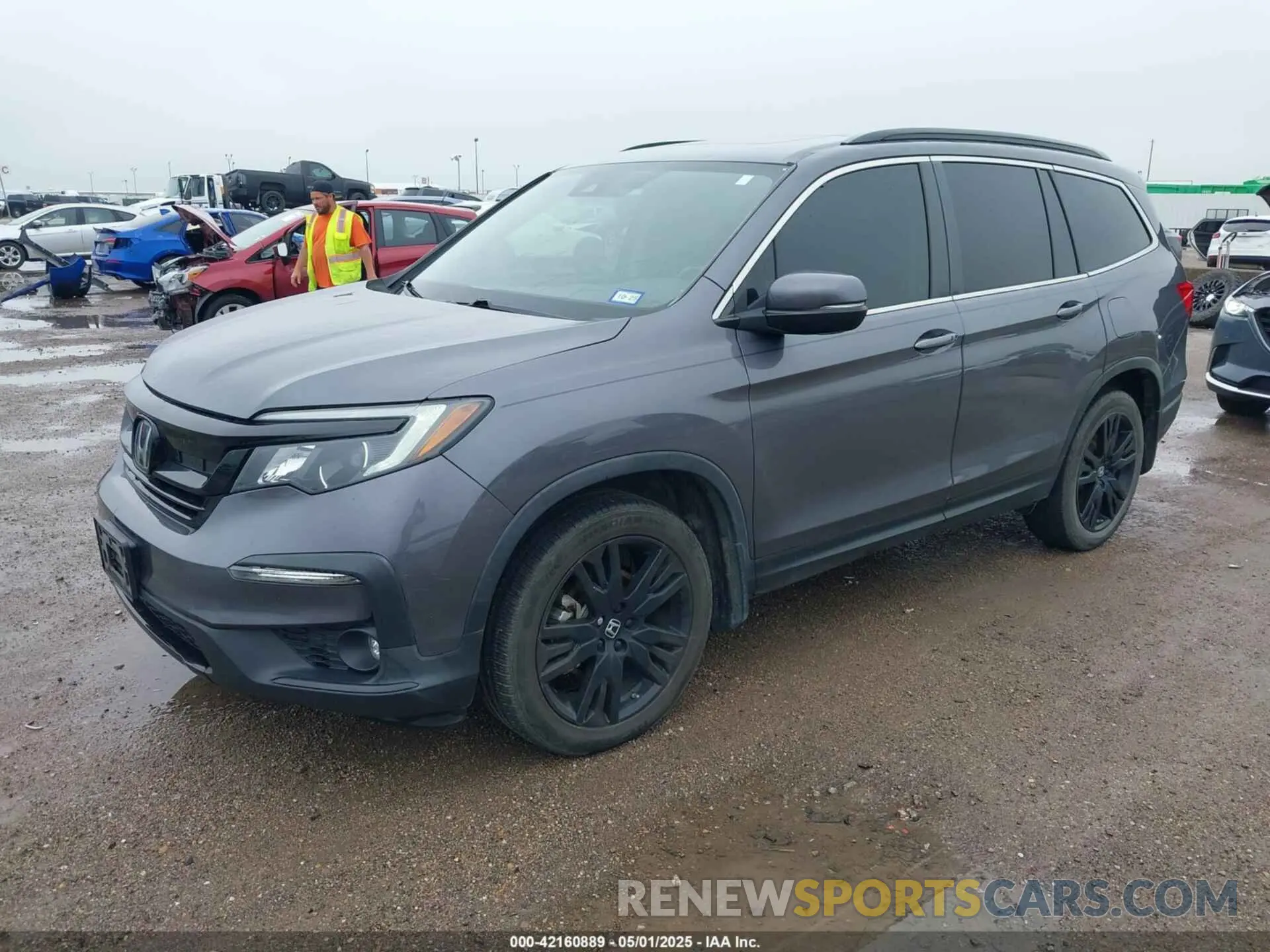 2 Photograph of a damaged car 5FNYF5H25MB024824 HONDA PILOT 2021